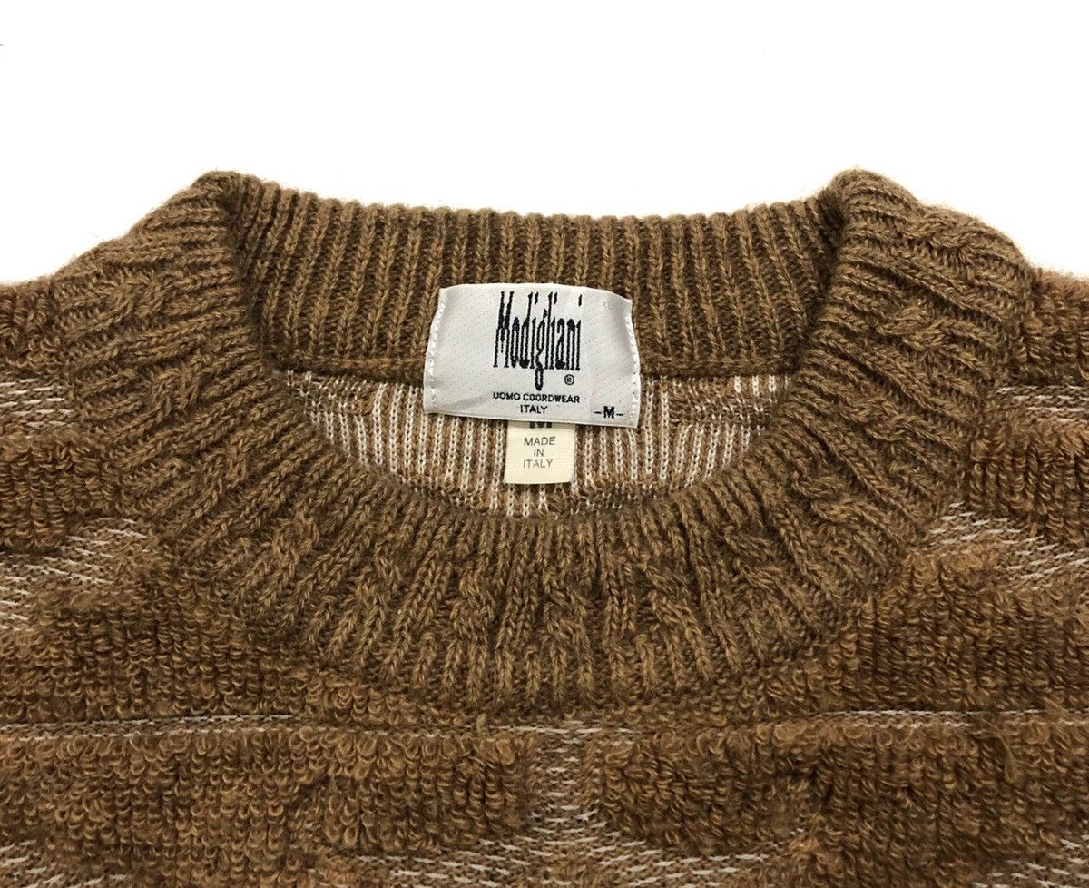 Vintage Modigliani Uomo Coordwear Crewneck Knitted Wool Size US M / EU 48-50 / 2 - 6 Thumbnail