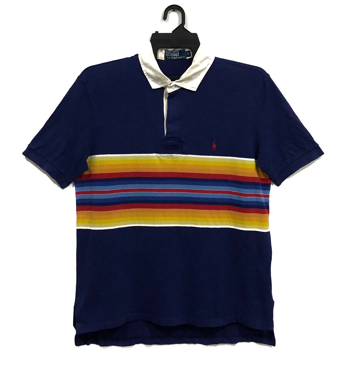 Polo Ralph Lauren Vintage Polo by Ralph Lauren rainbow Size US L / EU 52-54 / 3 - 1 Thumbnail