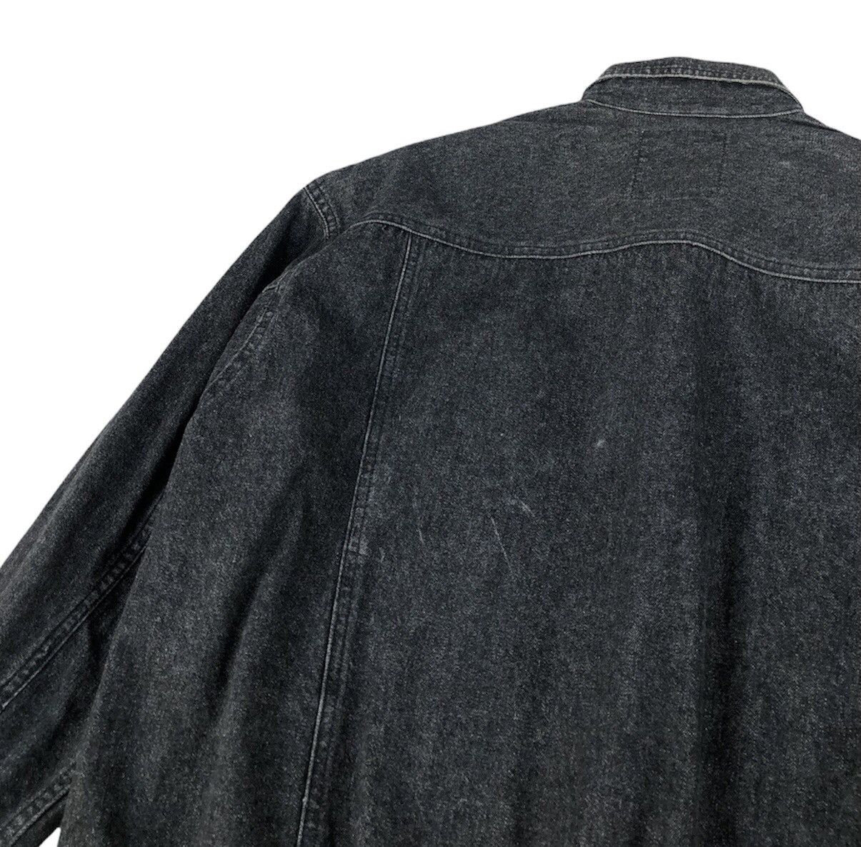 Vintage Moschino Black Denim Women Trucker Jacket