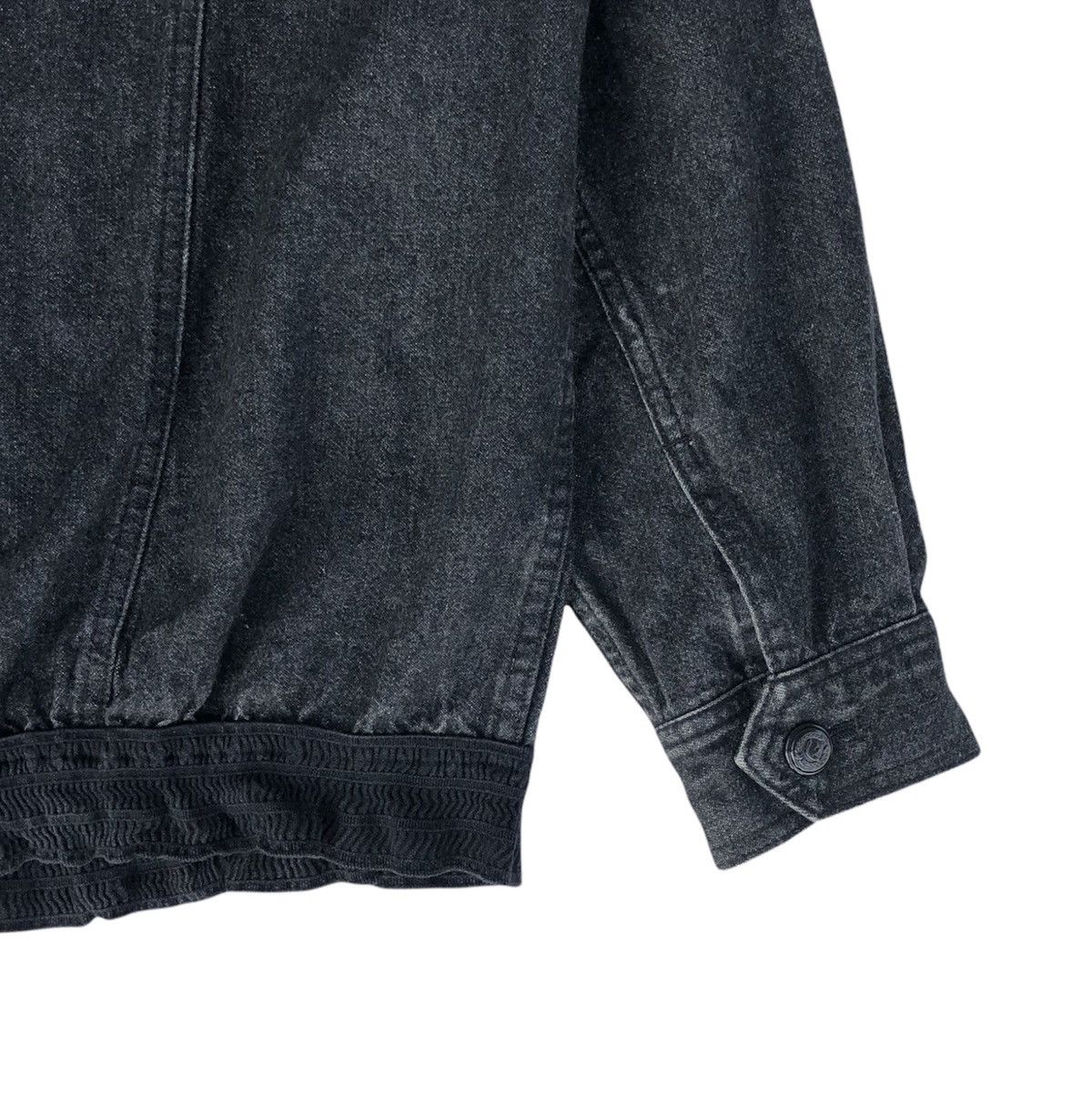 Vintage Moschino Black Denim Women Trucker Jacket