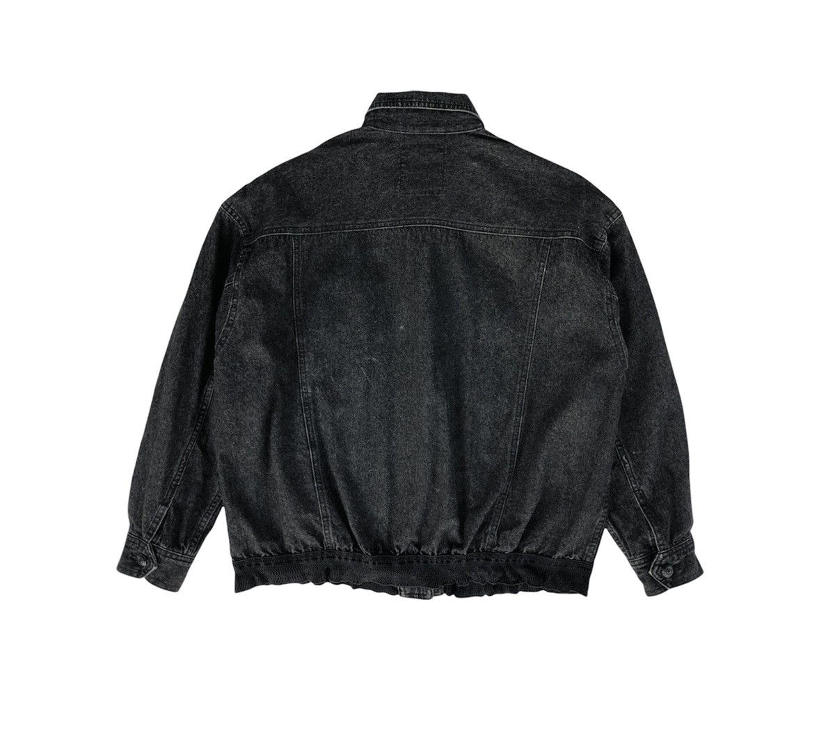 Vintage Moschino Black Denim Women Trucker Jacket