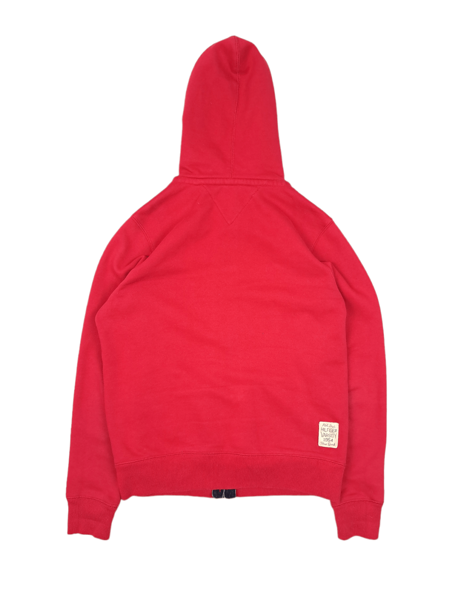 Tommy Hilfiger × Vintage Tommy Hilfiger Red Logo Hoodie Size M Size US M / EU 48-50 / 2 - 2 Thumbnail
