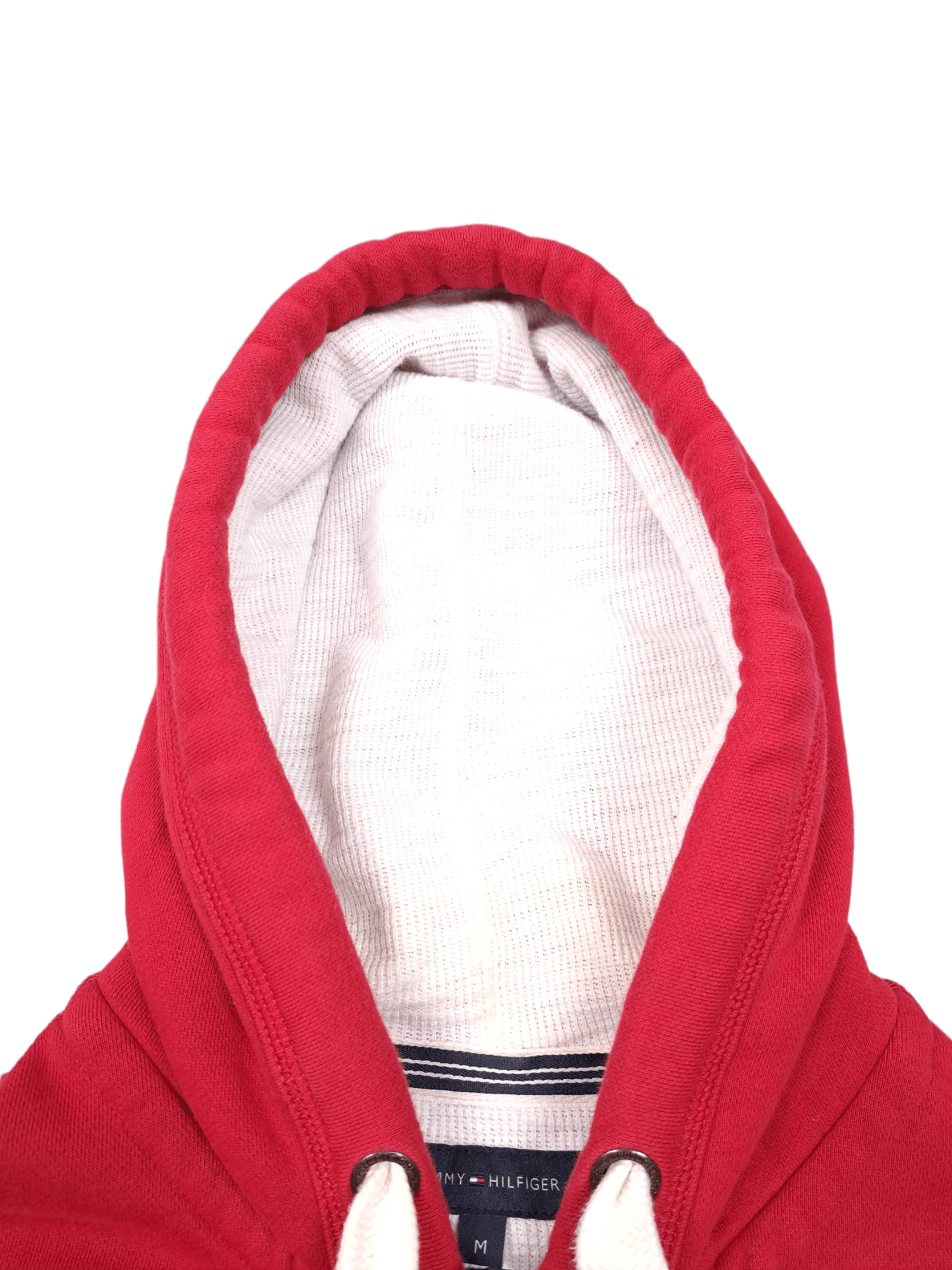 Tommy Hilfiger × Vintage Tommy Hilfiger Red Logo Hoodie Size M Size US M / EU 48-50 / 2 - 7 Thumbnail