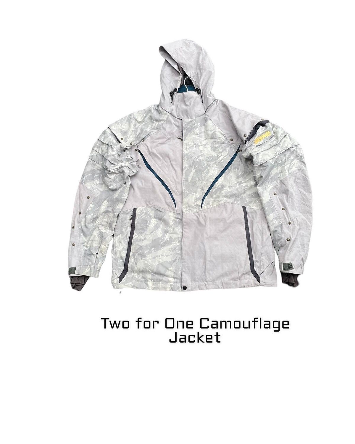 Japanese Brand Two for One Camouflage Winter Snowboard Jacket Size US XL / EU 56 / 4 - 1 Thumbnail