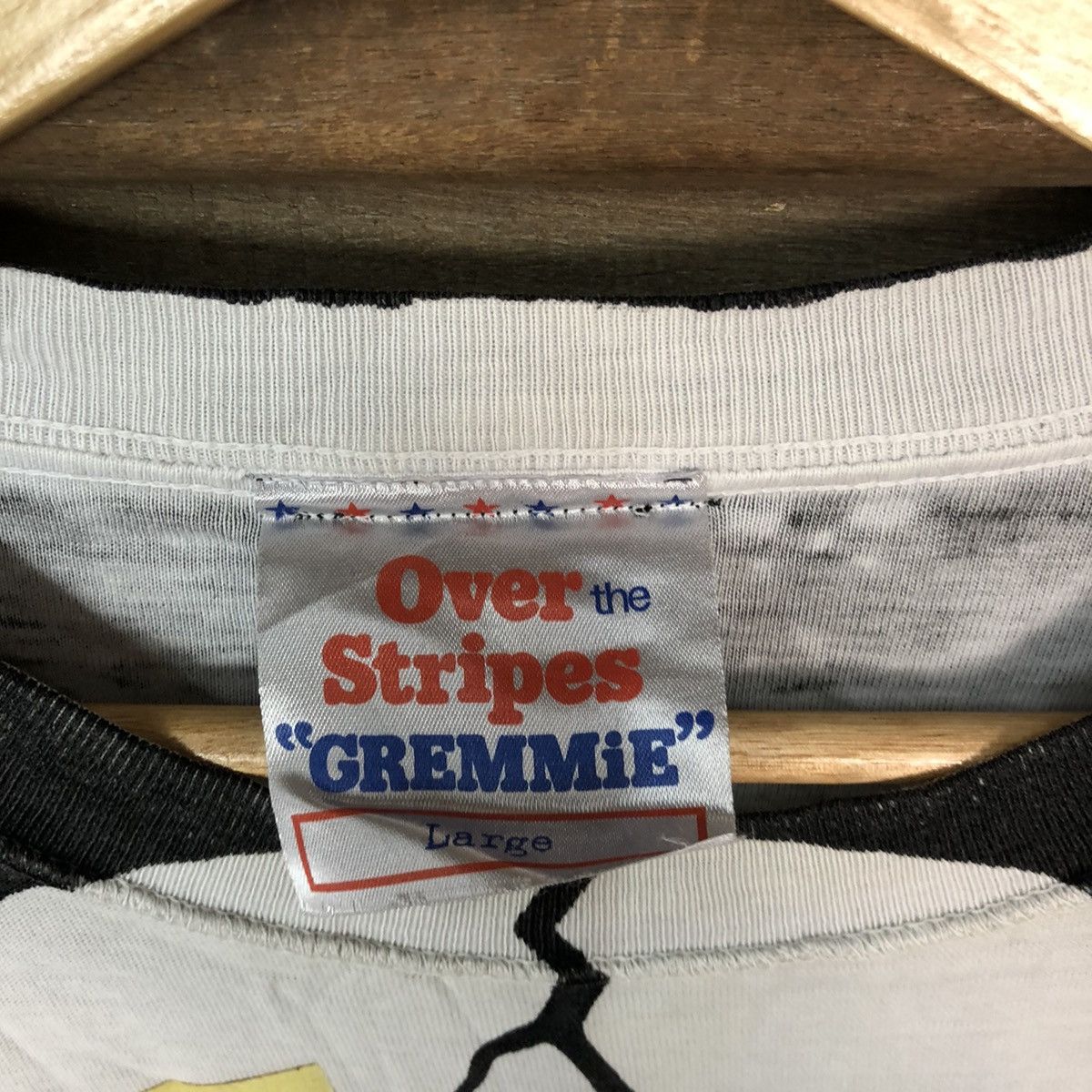 OVER THE STRiPES OvertheStripes skull japan tee Black #3459 Size US L / EU 52-54 / 3 - 6 Thumbnail