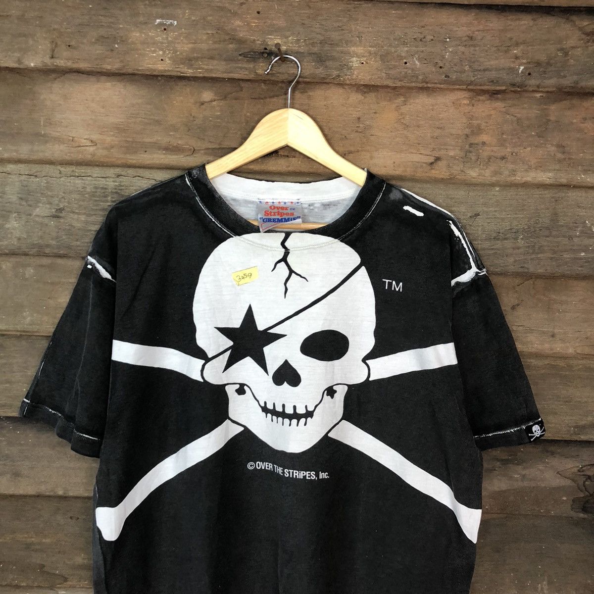 OVER THE STRiPES OvertheStripes skull japan tee Black #3459 Size US L / EU 52-54 / 3 - 2 Thumbnail