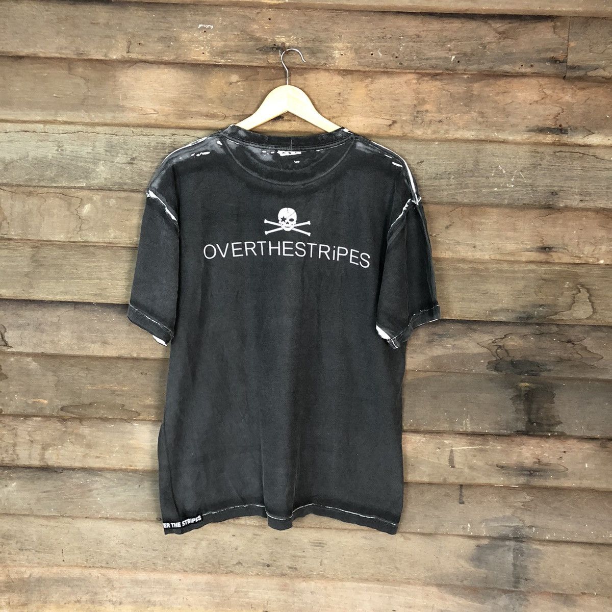 OVER THE STRiPES OvertheStripes skull japan tee Black #3459 Size US L / EU 52-54 / 3 - 9 Thumbnail