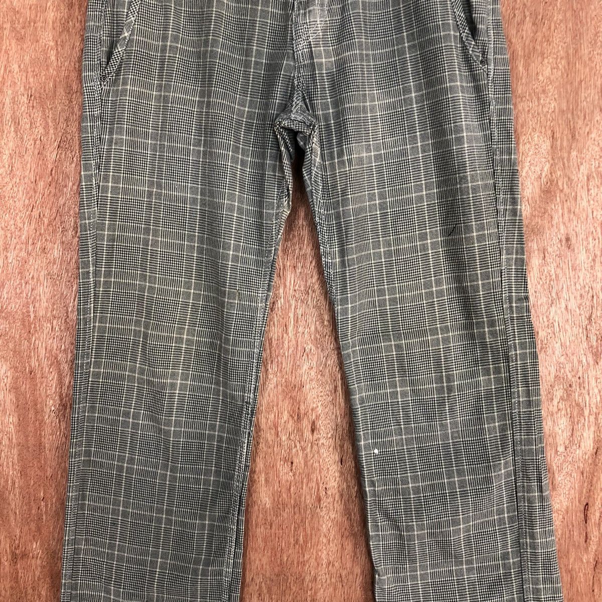 Japanese Brand × Seditionaries DLL Cepo Checkered buckle back Grey Straight Pants #c658 Size US 31 - 4 Thumbnail
