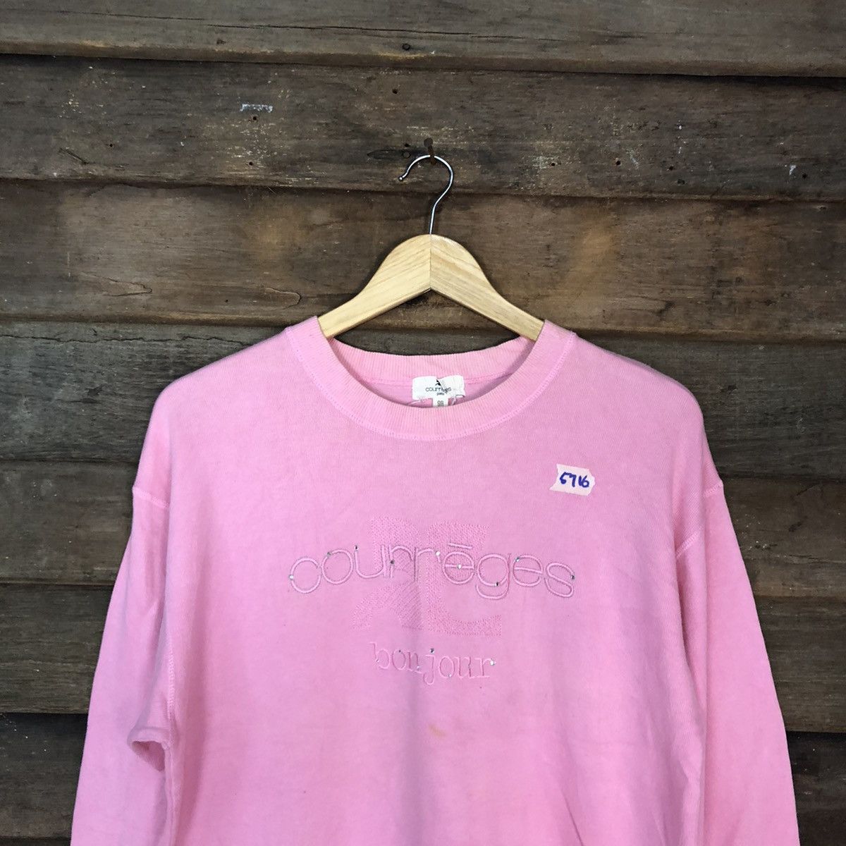 Courreges × Homespun Knitwear × Vintage Courreges vintage Pink Knitwear #5716 Size US M / EU 48-50 / 2 - 9 Thumbnail