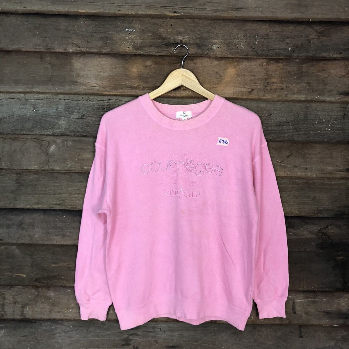 Courreges × Homespun Knitwear × Vintage Courreges vintage Pink Knitwear #5716 Size US M / EU 48-50 / 2 - 3 Thumbnail