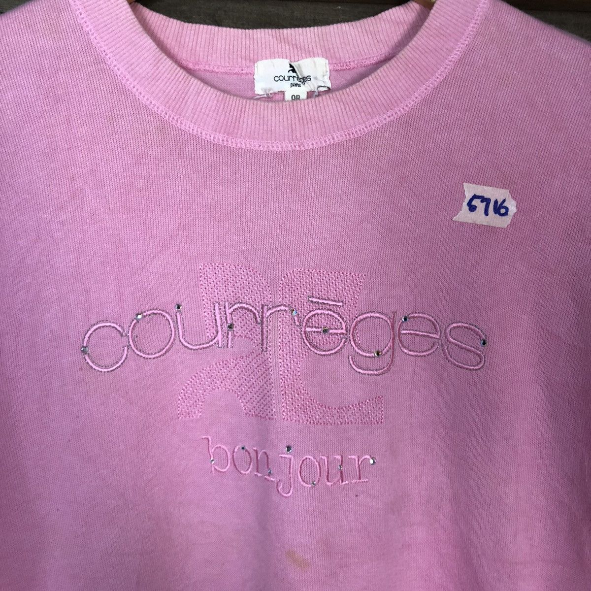 Courreges × Homespun Knitwear × Vintage Courreges vintage Pink Knitwear #5716 Size US M / EU 48-50 / 2 - 11 Thumbnail