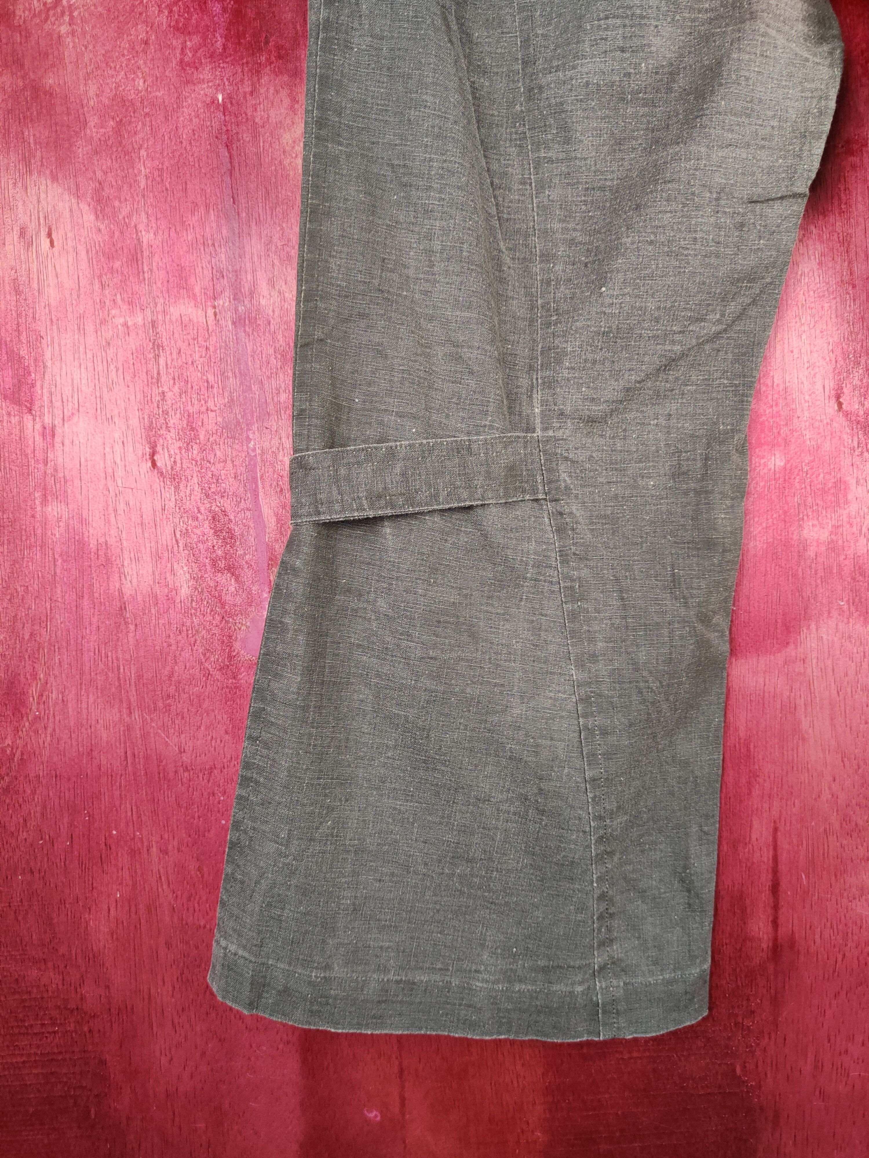 La Femme Gray vintage cropped Casual Pants #S794