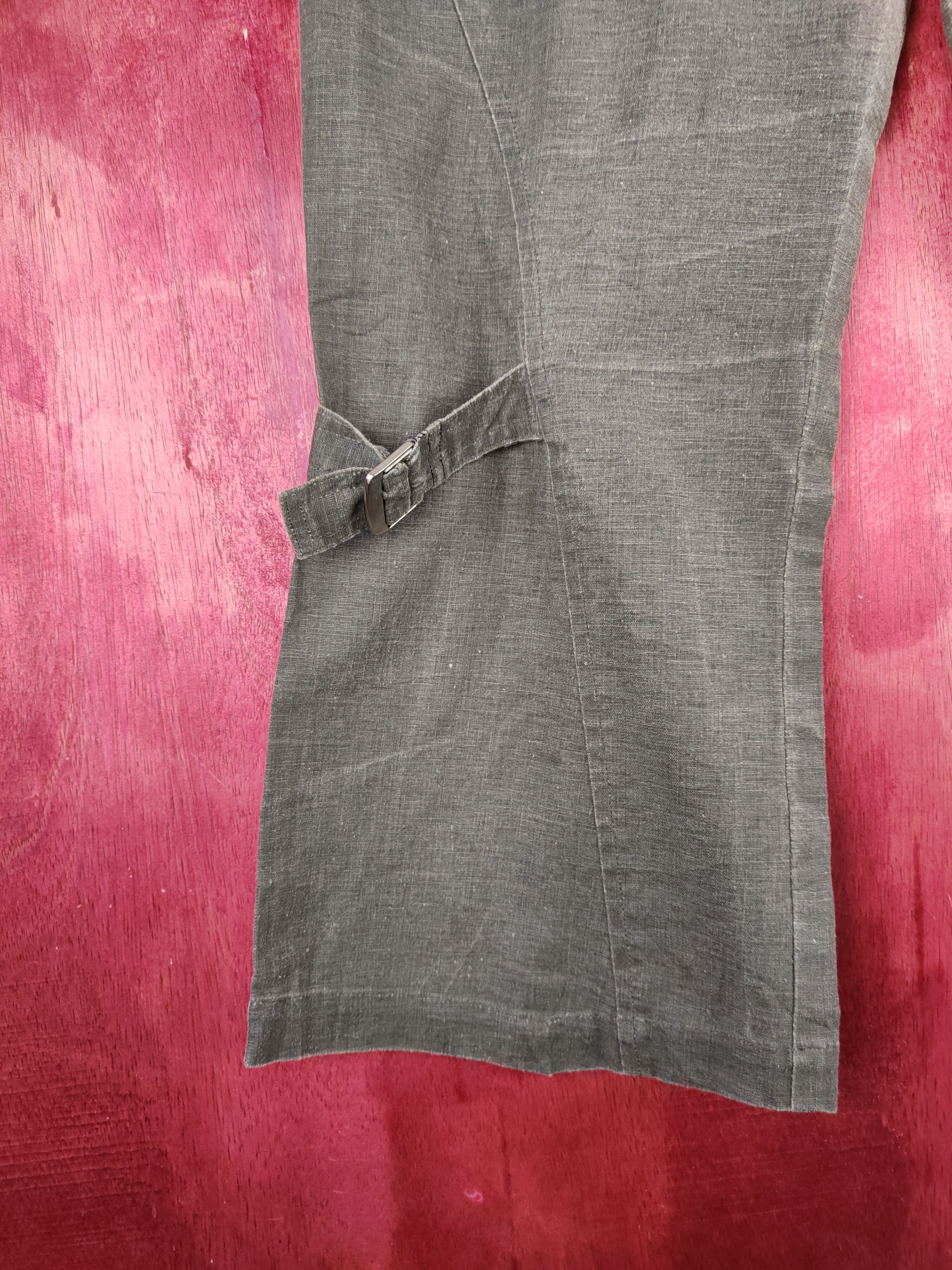La Femme Gray vintage cropped Casual Pants #S794