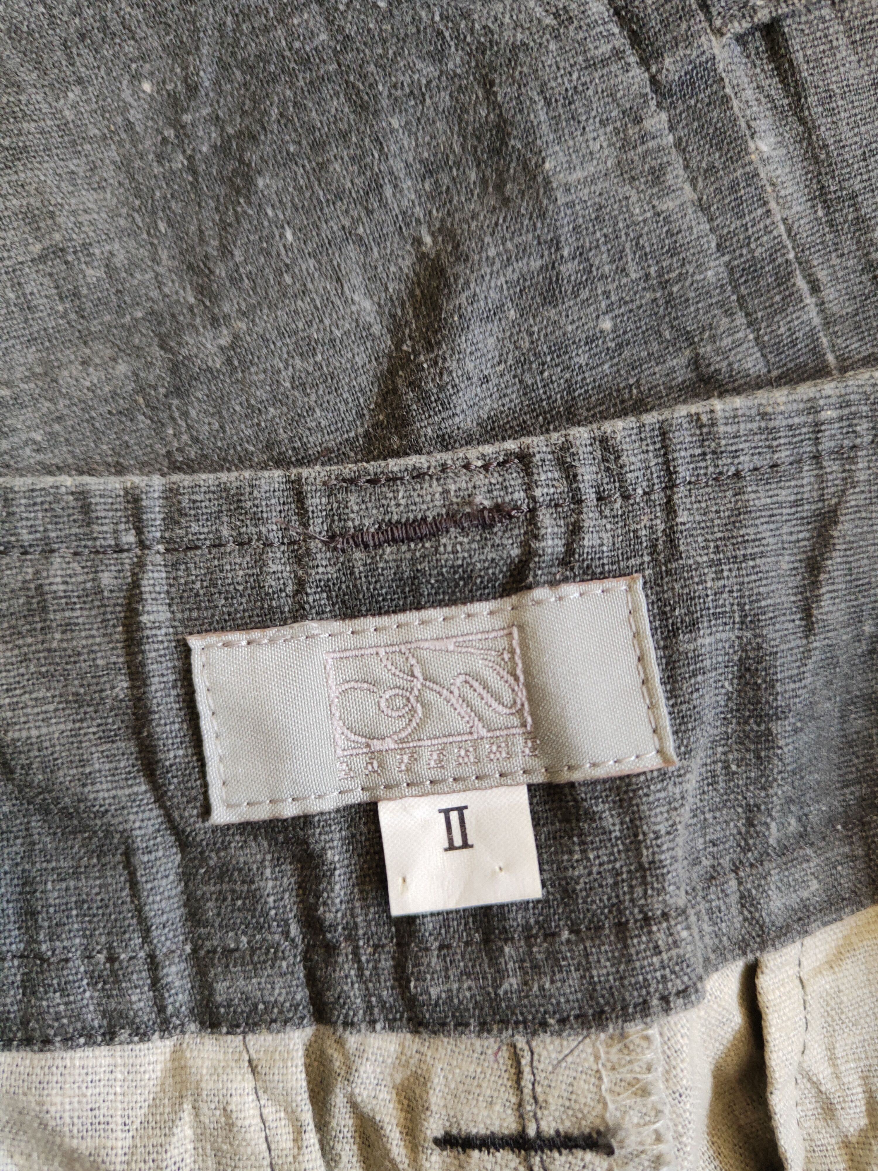 La Femme Gray vintage cropped Casual Pants #S794