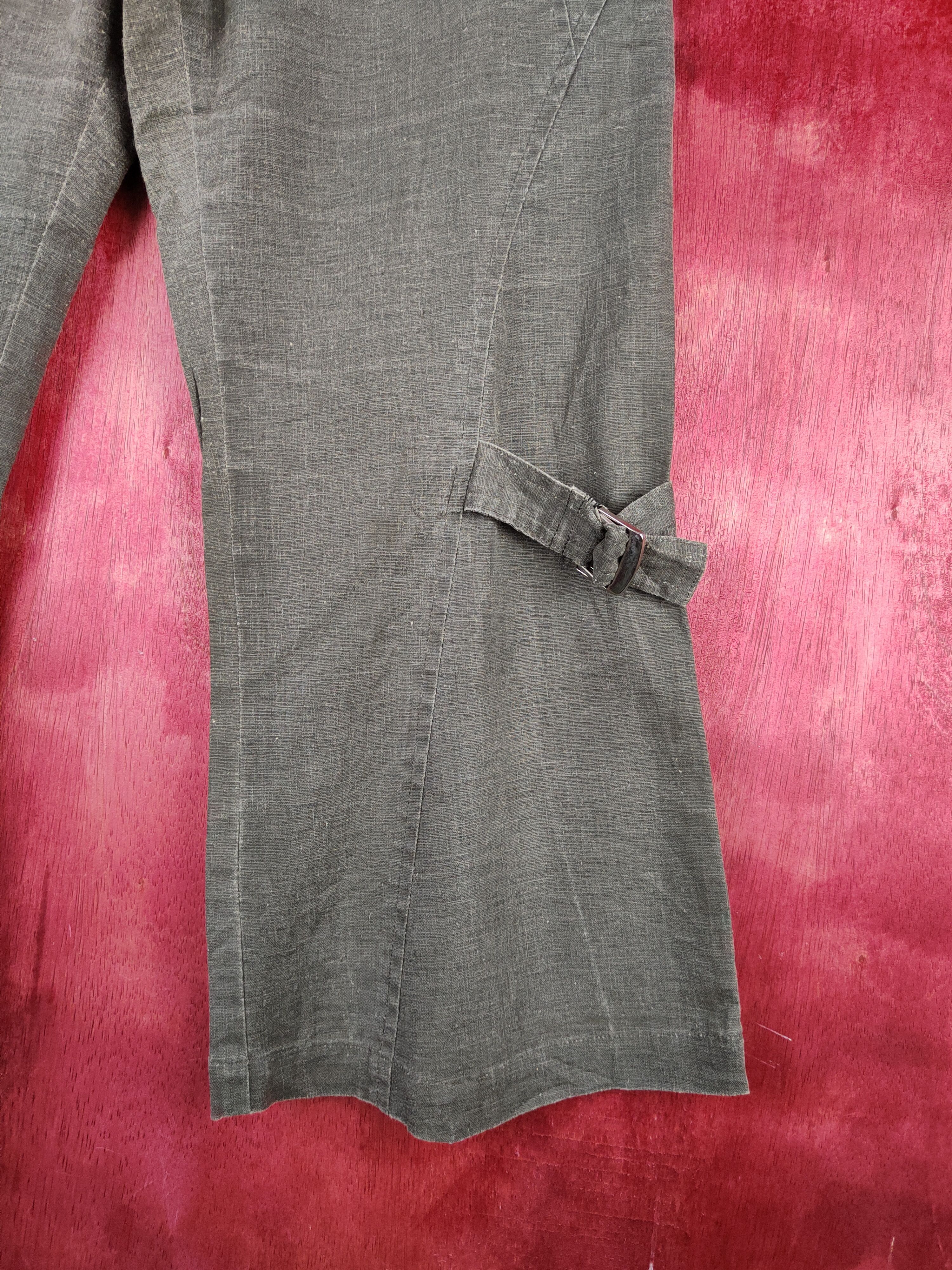 La Femme Gray vintage cropped Casual Pants #S794