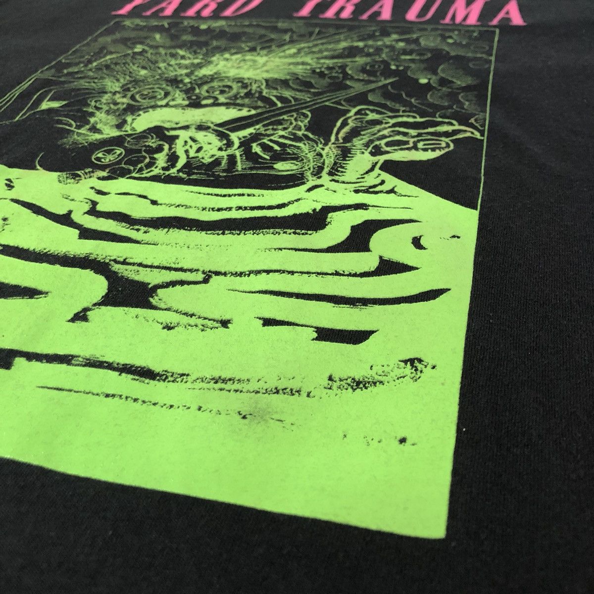 Vintage Ralph Steadman Yard Trauma Punk Group 80’s T shirt Size US XL / EU 56 / 4 - 5 Thumbnail