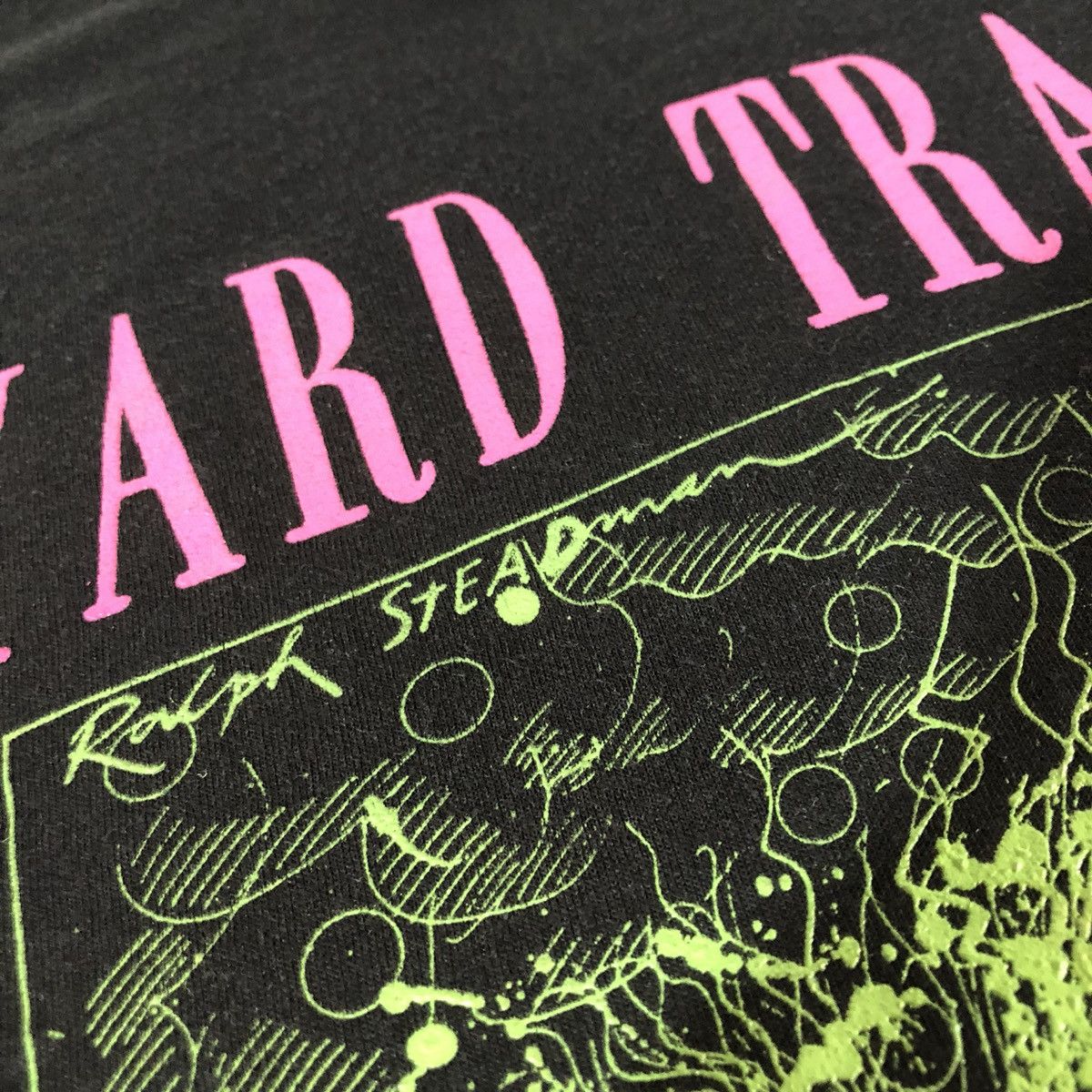 Vintage Ralph Steadman Yard Trauma Punk Group 80’s T shirt Size US XL / EU 56 / 4 - 7 Thumbnail