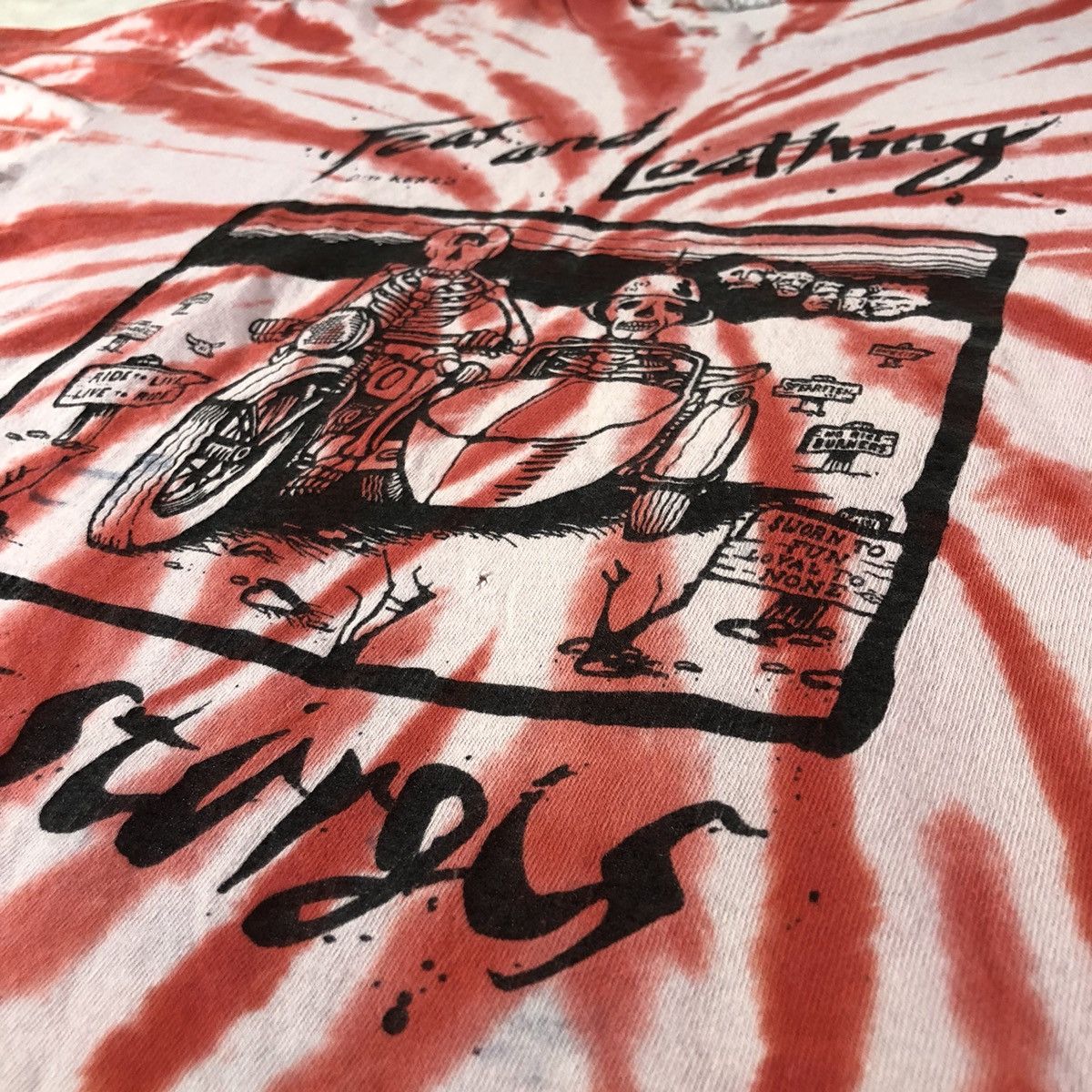 Vintage Hunter S Thompson Fear and Loathing Las Vegas Sturgis 1991 Size US XL / EU 56 / 4 - 6 Thumbnail