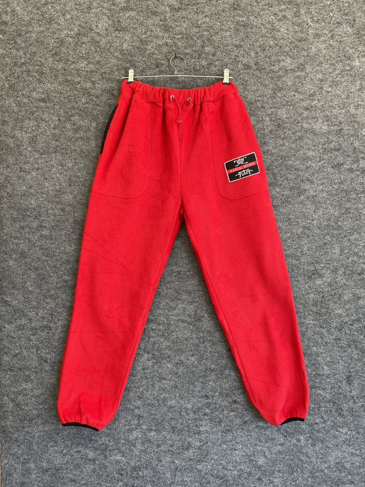 image of Kansai Yamamoto x Vintage Kansai Sports Sweatpants 32-34 in Red, Men's
