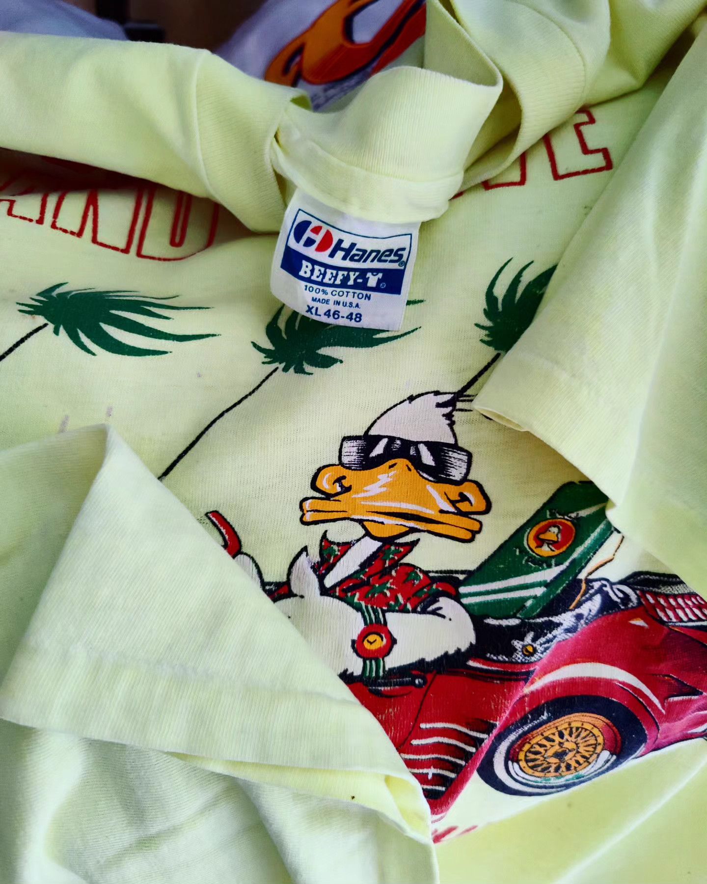 Hanes × Vintage vtg80s - Funny Tee Duck - don't drink drive😎 Size US XL / EU 56 / 4 - 3 Thumbnail
