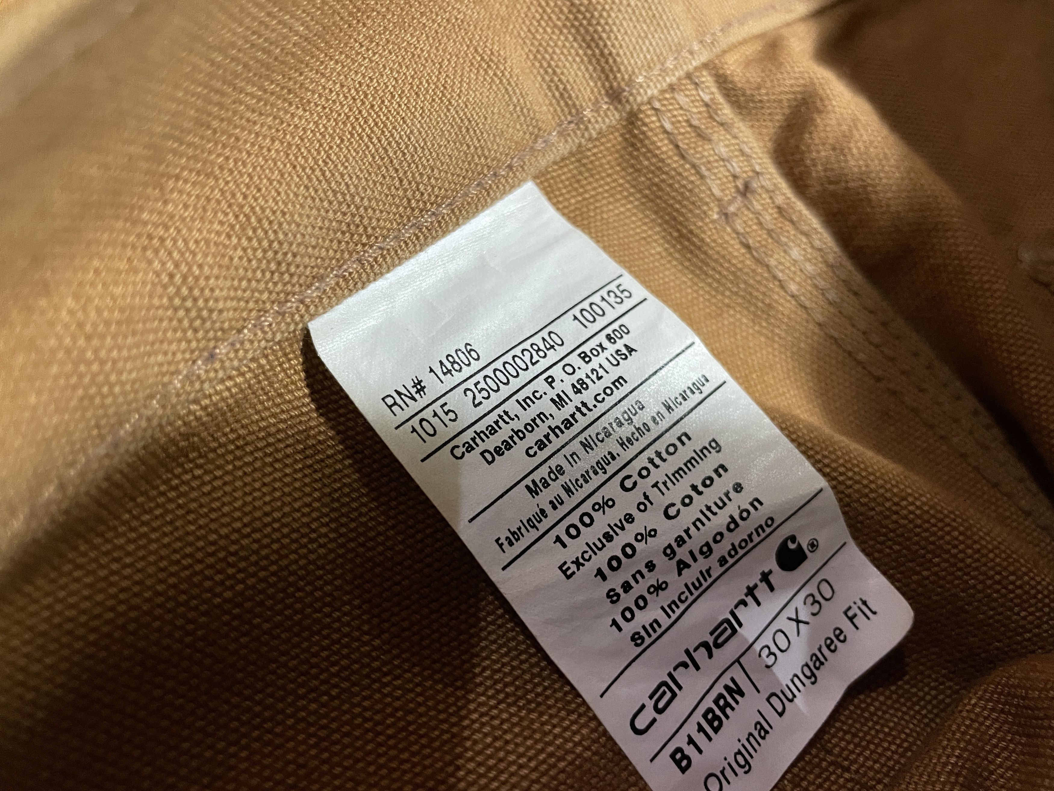 Carhartt Carhartt Dungaree Fit Custom Work Pants ITP Designer Denim Size US 32 / EU 48 - 5 Thumbnail