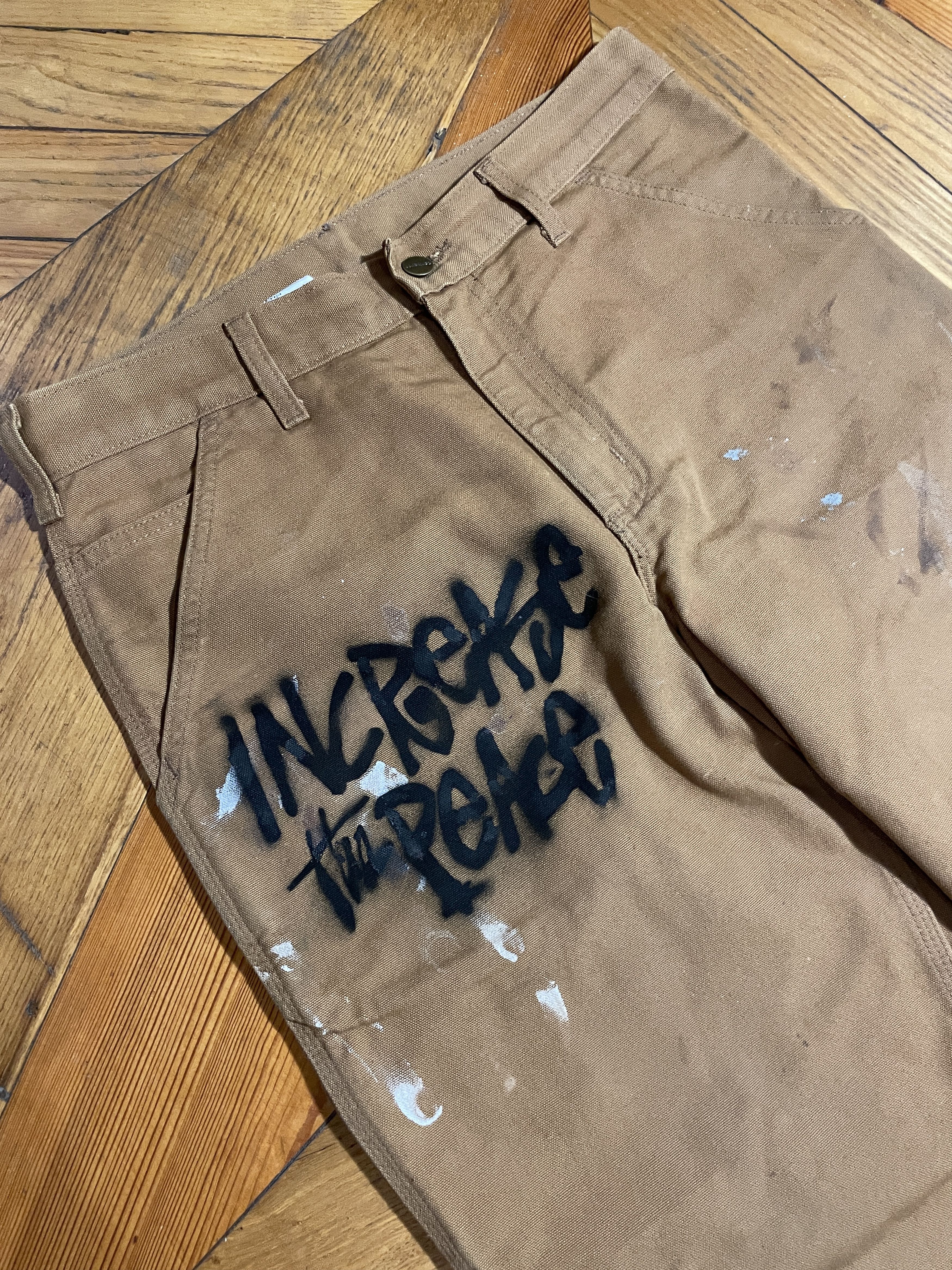 Carhartt Carhartt Dungaree Fit Custom Work Pants ITP Designer Denim Size US 32 / EU 48 - 1 Thumbnail