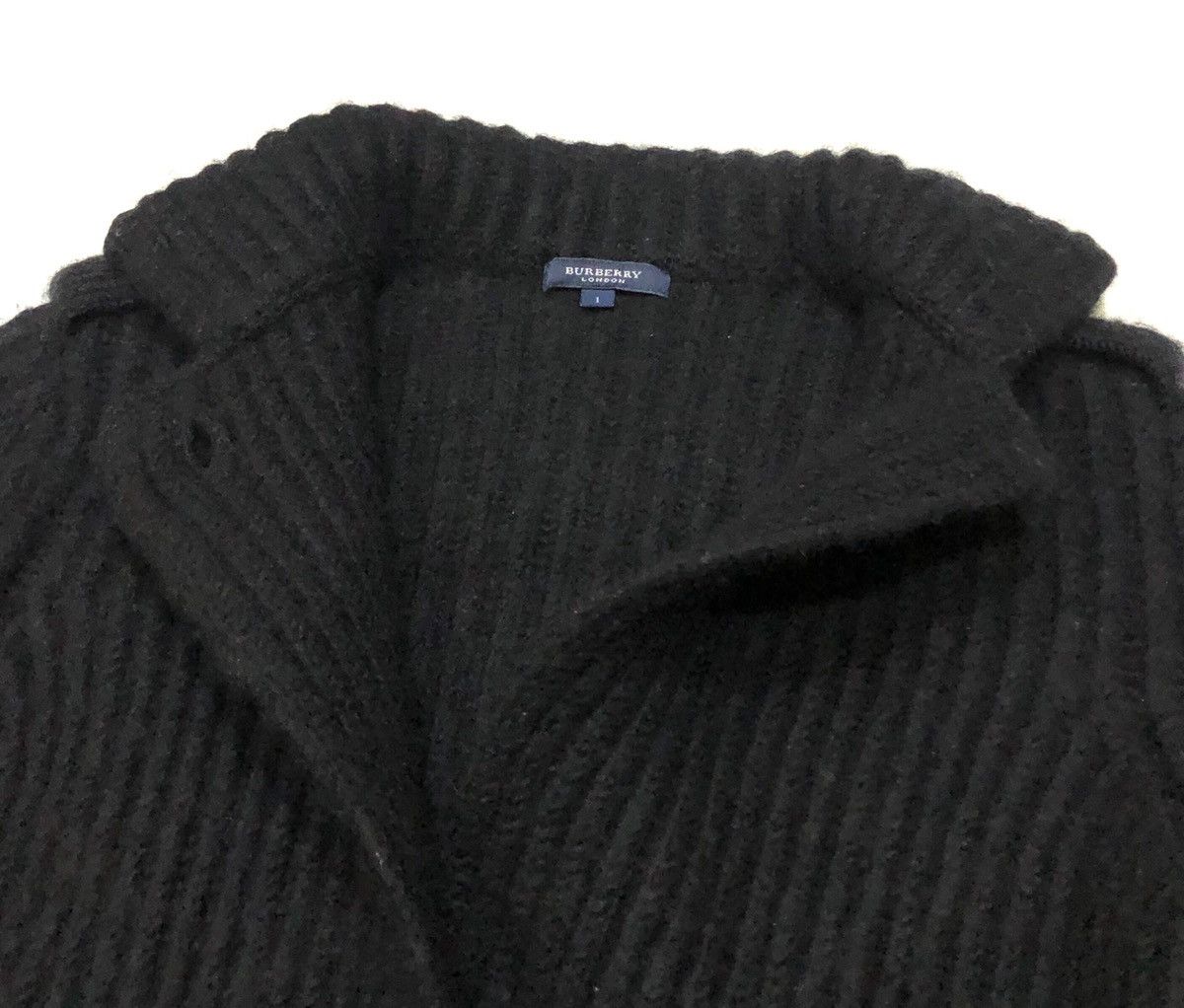 Burberry Burberry London Heavy Knit Collar Cardigan Size US S / EU 44-46 / 1 - 7 Thumbnail