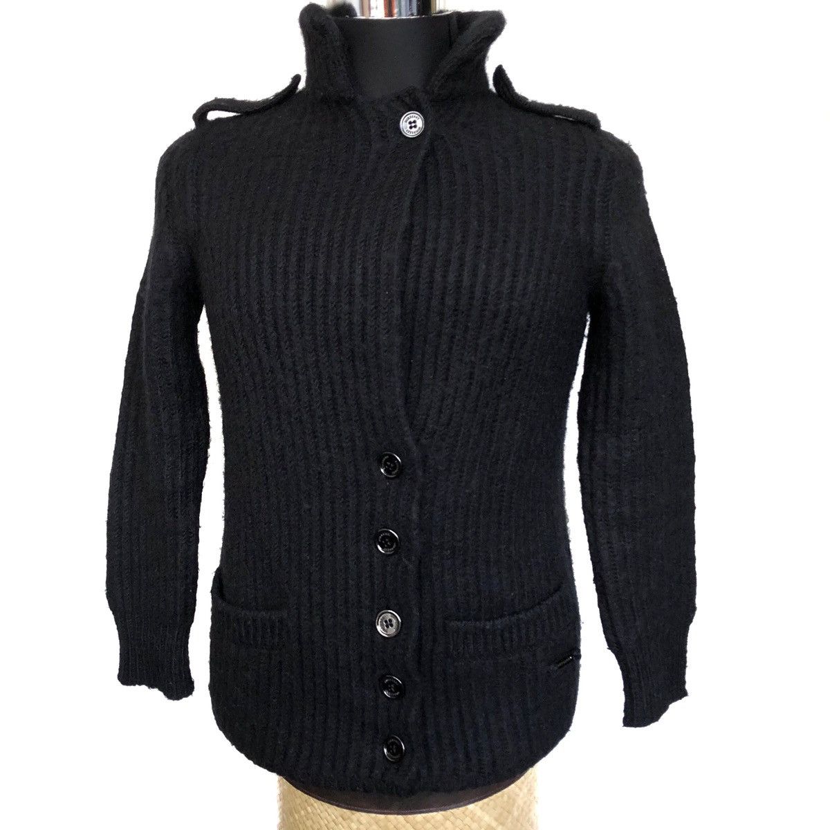 Burberry Burberry London Heavy Knit Collar Cardigan Size US S / EU 44-46 / 1 - 9 Thumbnail