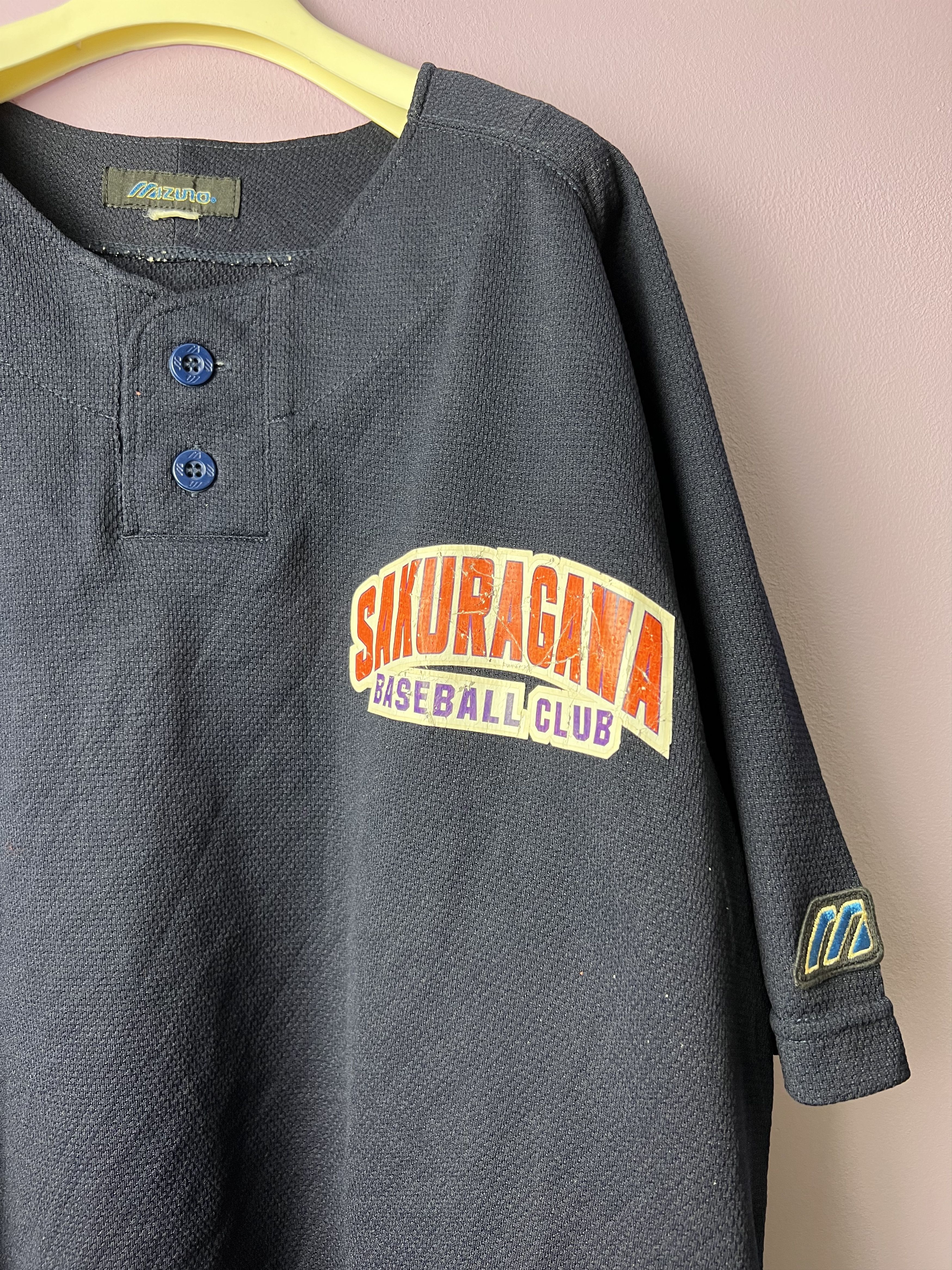 Mizuno 🔥Vintage Mizuno Sakuragawa Baseball Club Jerseys Size US M / EU 48-50 / 2 - 4 Thumbnail