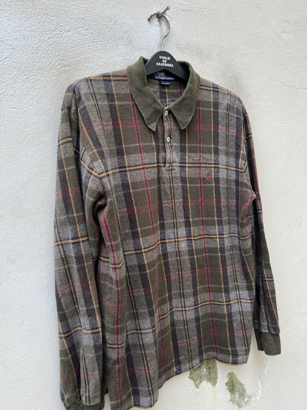 Ralph Lauren Vintage 90s Polo Ralph Lauren Small Pony Tartan Polo Shirt Size US M / EU 48-50 / 2 - 6 Thumbnail