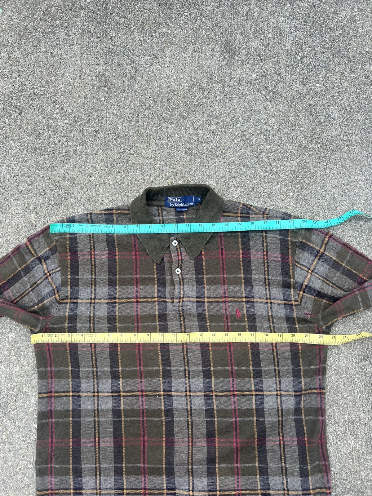 Ralph Lauren Vintage 90s Polo Ralph Lauren Small Pony Tartan Polo Shirt Size US M / EU 48-50 / 2 - 14 Thumbnail