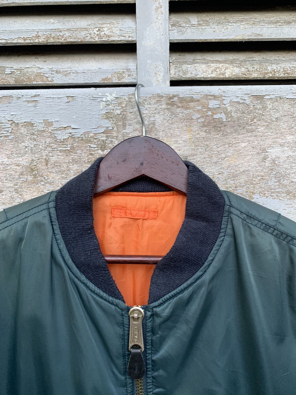 Vintage 🪖Vintage Sun Faded MA-1 Man Intermediate Bomber Jacket Size US M / EU 48-50 / 2 - 7 Thumbnail