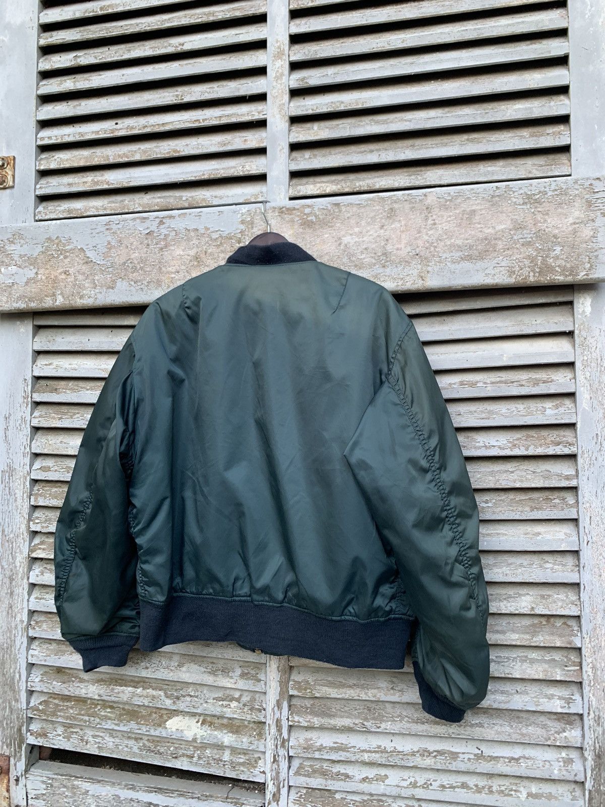 Vintage 🪖Vintage Sun Faded MA-1 Man Intermediate Bomber Jacket Size US M / EU 48-50 / 2 - 9 Thumbnail