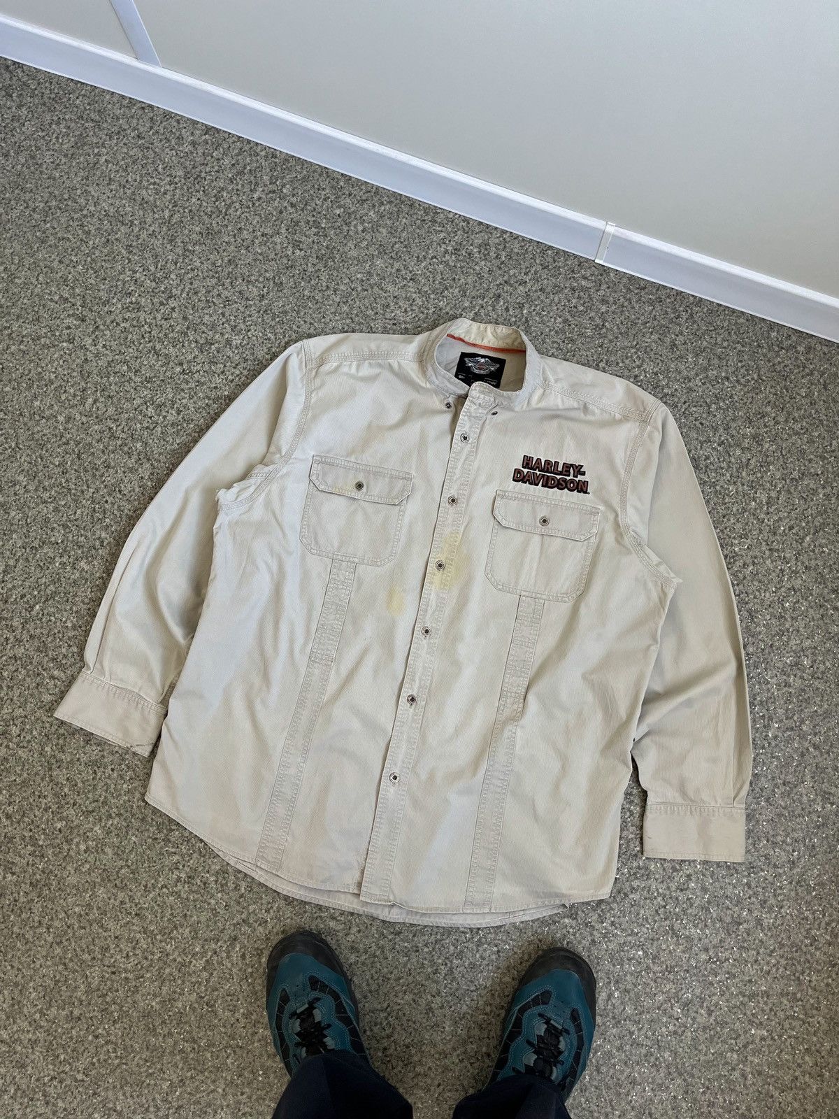 Harley Davidson × Vintage VINTAGE HARLEY DAVIDSON MOTORCLOTHES MENS XXL Size US XXL / EU 58 / 5 - 1 Thumbnail