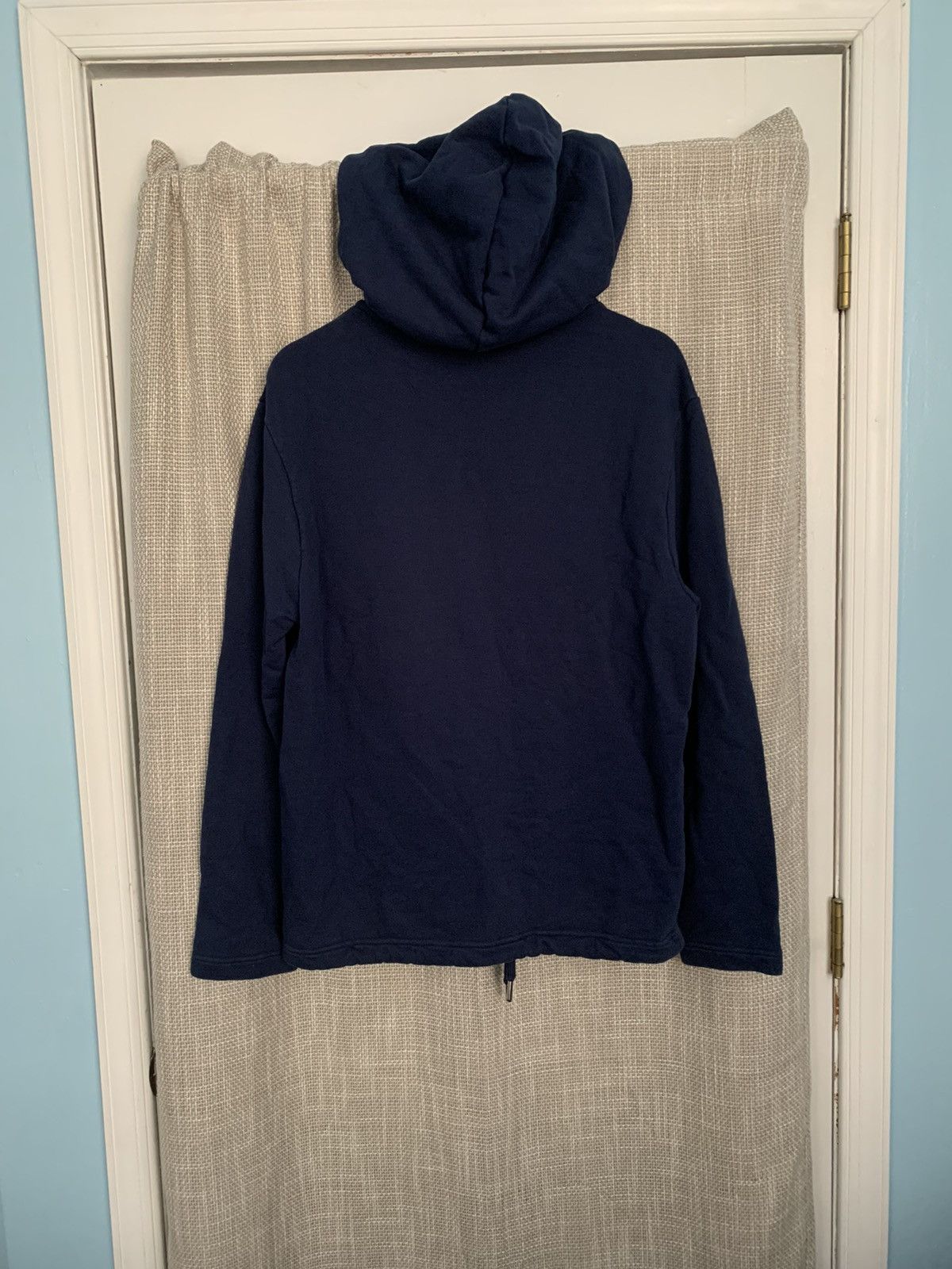 Lanvin Greetings from Lanvin Navy Blue Logo Hoodie Size US L / EU 52-54 / 3 - 4 Thumbnail