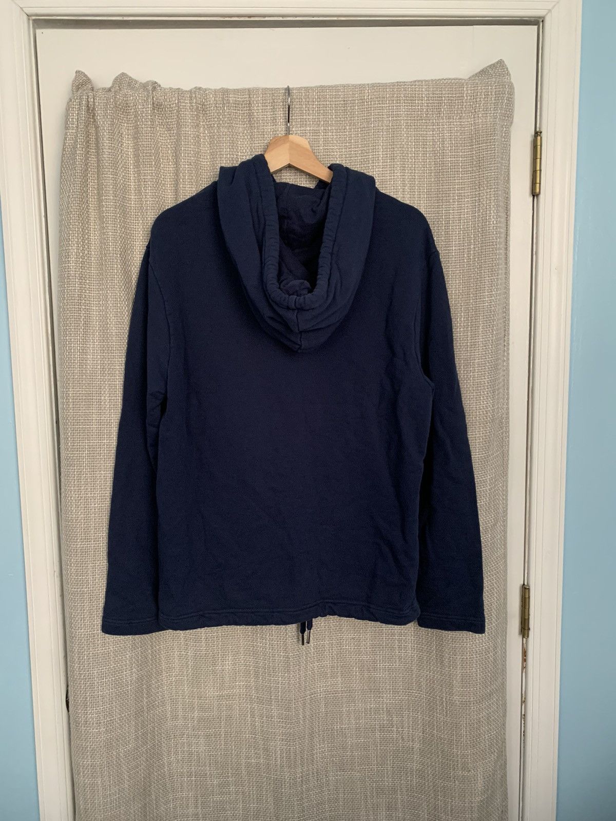 Lanvin Greetings from Lanvin Navy Blue Logo Hoodie Size US L / EU 52-54 / 3 - 5 Thumbnail