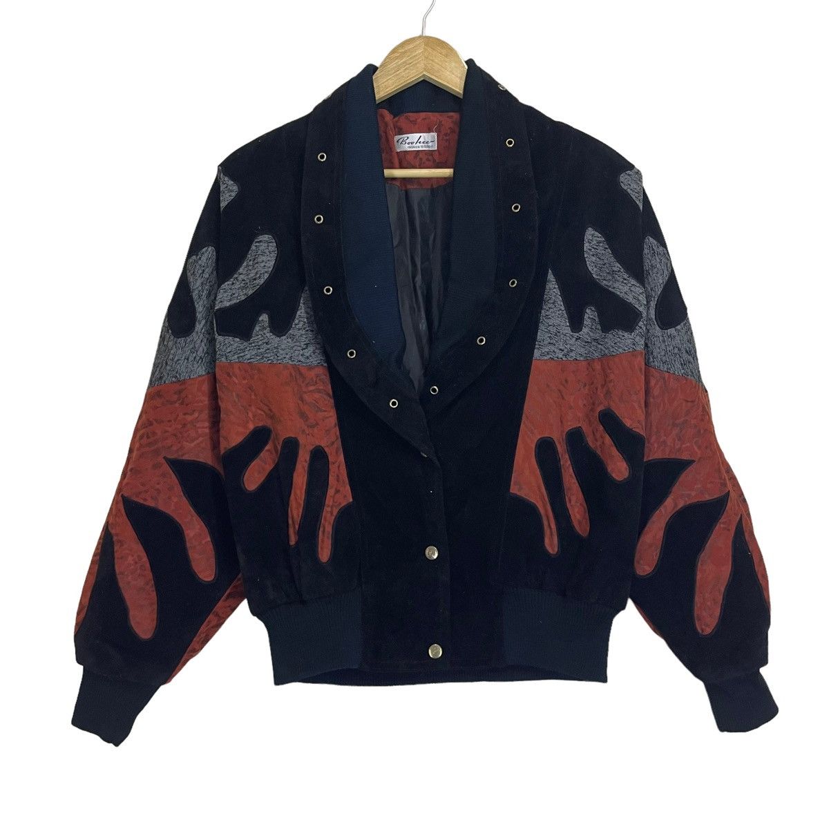 image of Japanase Style Nice Design Jacket in Black, Men's (Size Medium)