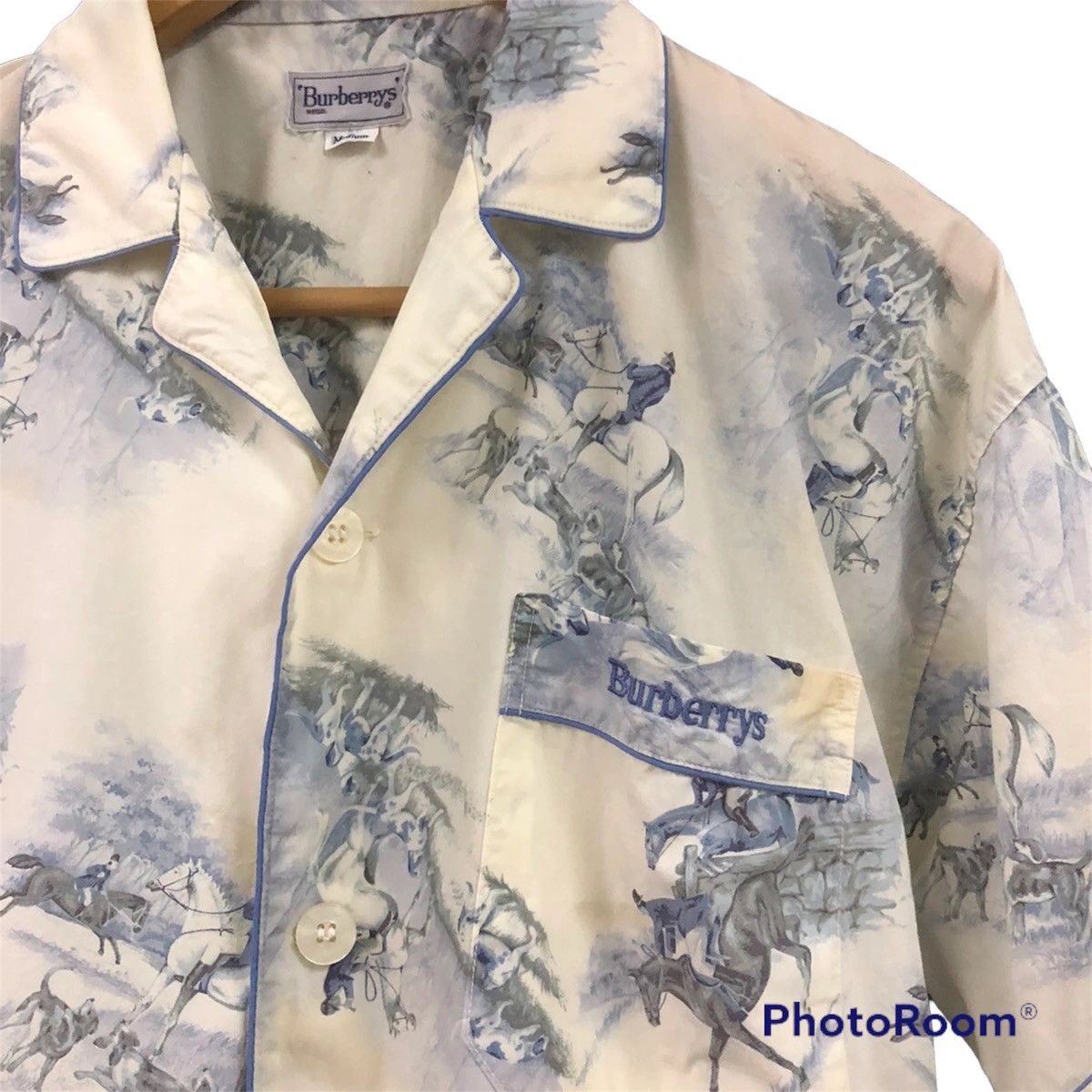 Burberry 🔥 rare authentic one set vintage burberrys sleepwear Size US M / EU 48-50 / 2 - 4 Thumbnail