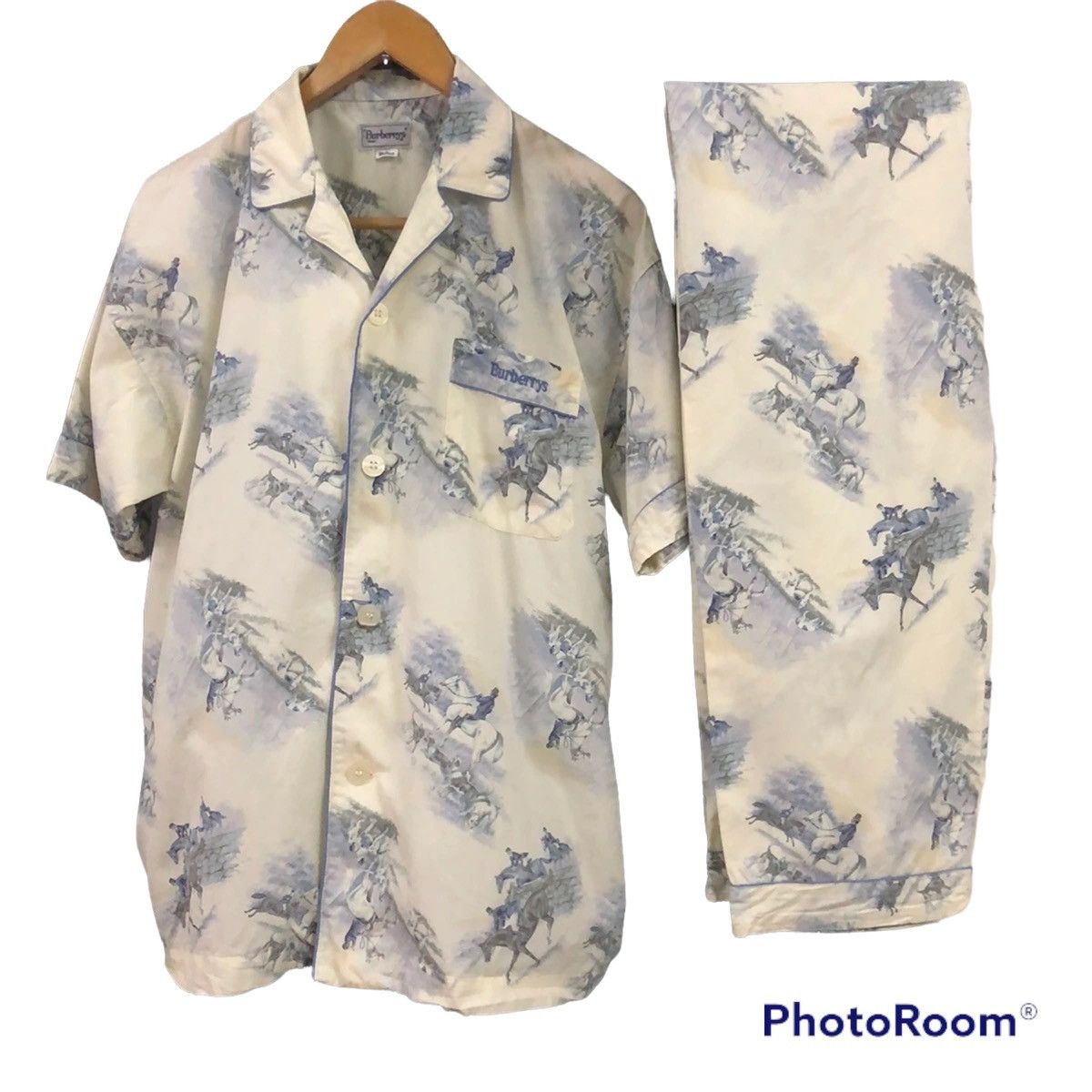 Burberry 🔥 rare authentic one set vintage burberrys sleepwear Size US M / EU 48-50 / 2 - 6 Thumbnail