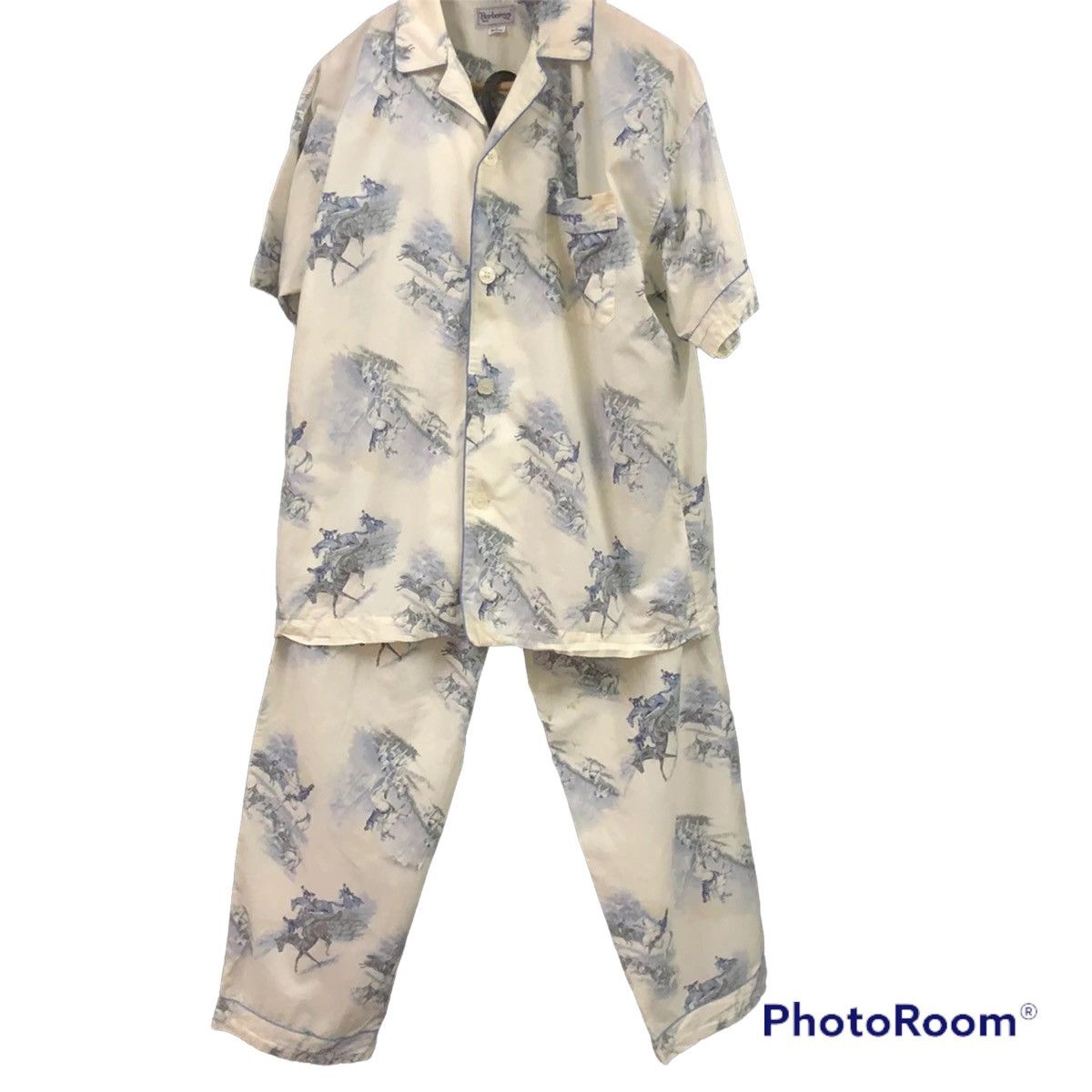 Burberry 🔥 rare authentic one set vintage burberrys sleepwear Size US M / EU 48-50 / 2 - 10 Thumbnail