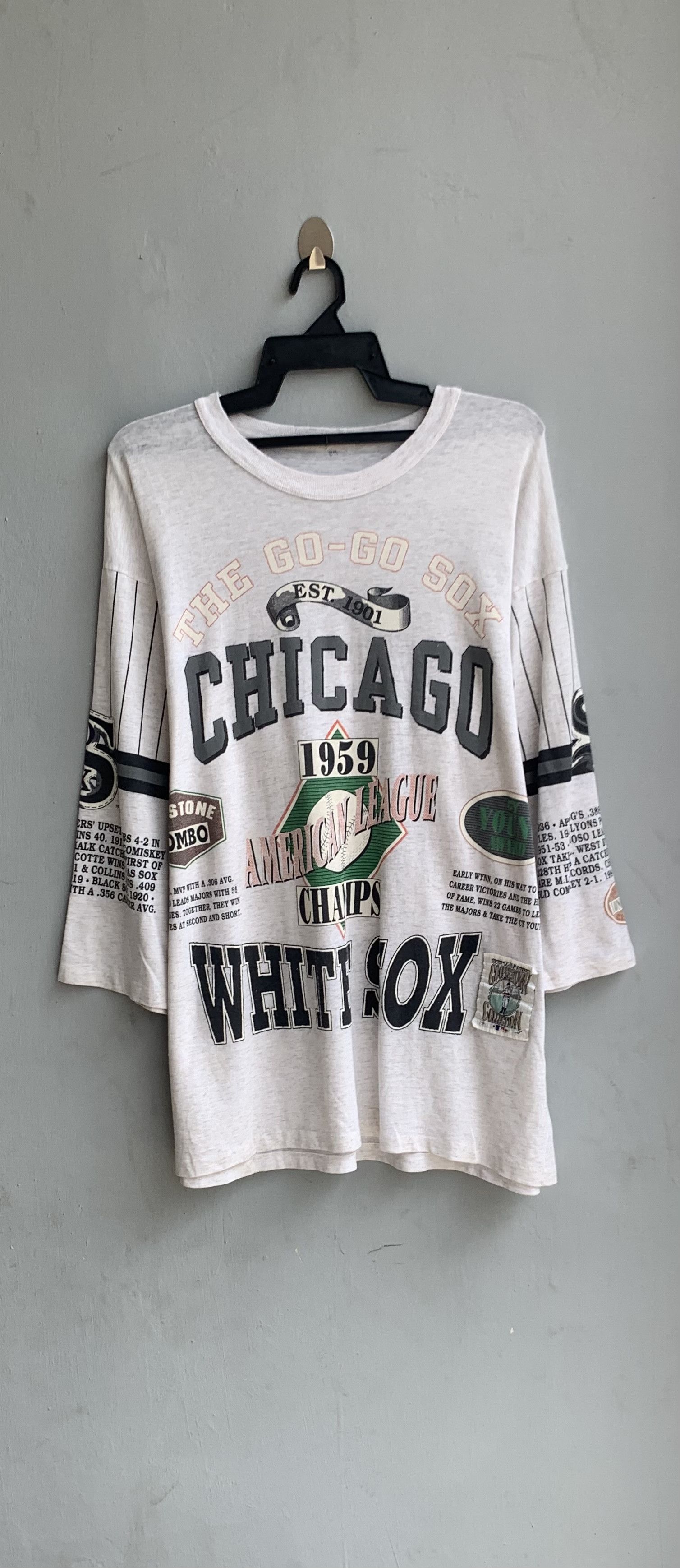 Vintage Chicago White Sox Long Gone Vintage Shirt Size US XL / EU 56 / 4 - 1 Thumbnail