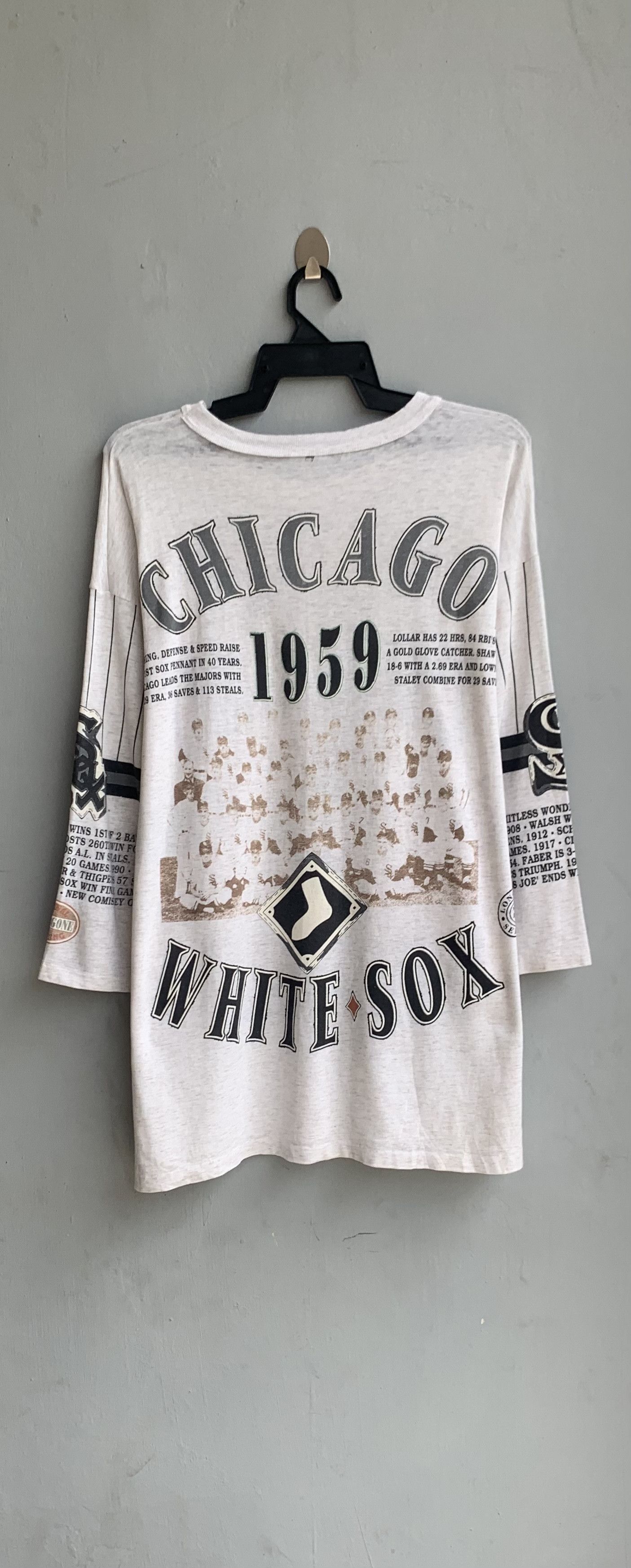 Vintage Chicago White Sox Long Gone Vintage Shirt Size US XL / EU 56 / 4 - 2 Thumbnail