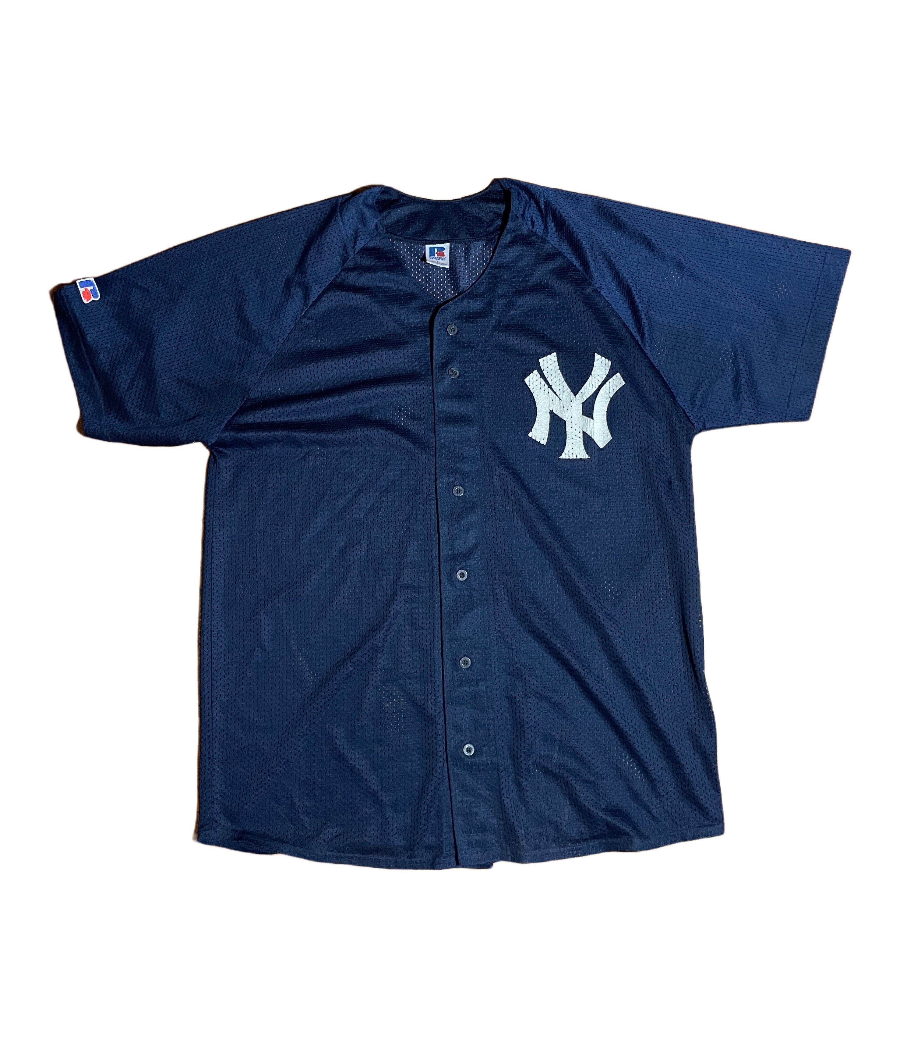 Vintage New York Yankees Russell Baseball Jersey, Size 52, XXL