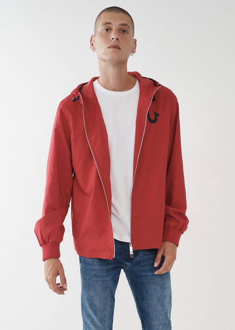 True Religion Nylon full zip windbreaker jacket mock neck hoodie zip up Size US S / EU 44-46 / 1 - 5 Thumbnail