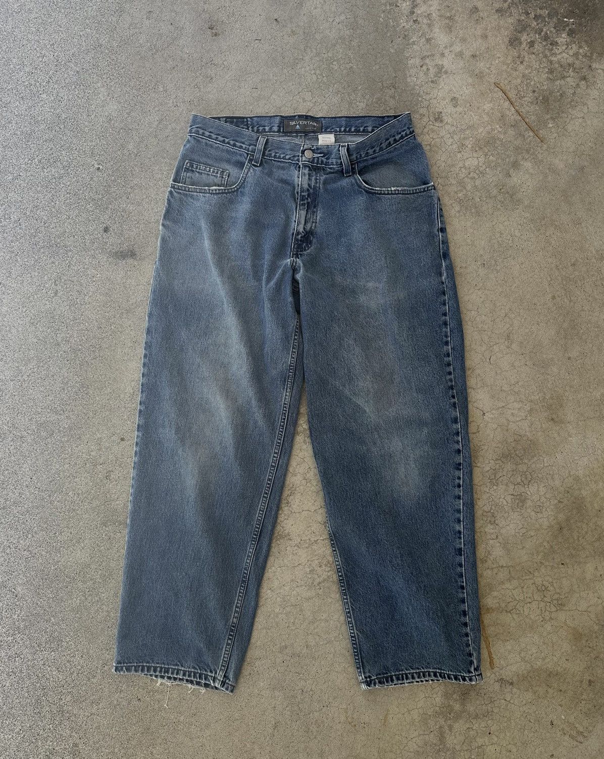 Levi's Vintage Levi’s silver tab denim jeans baggy Size US 33 - 1 Thumbnail