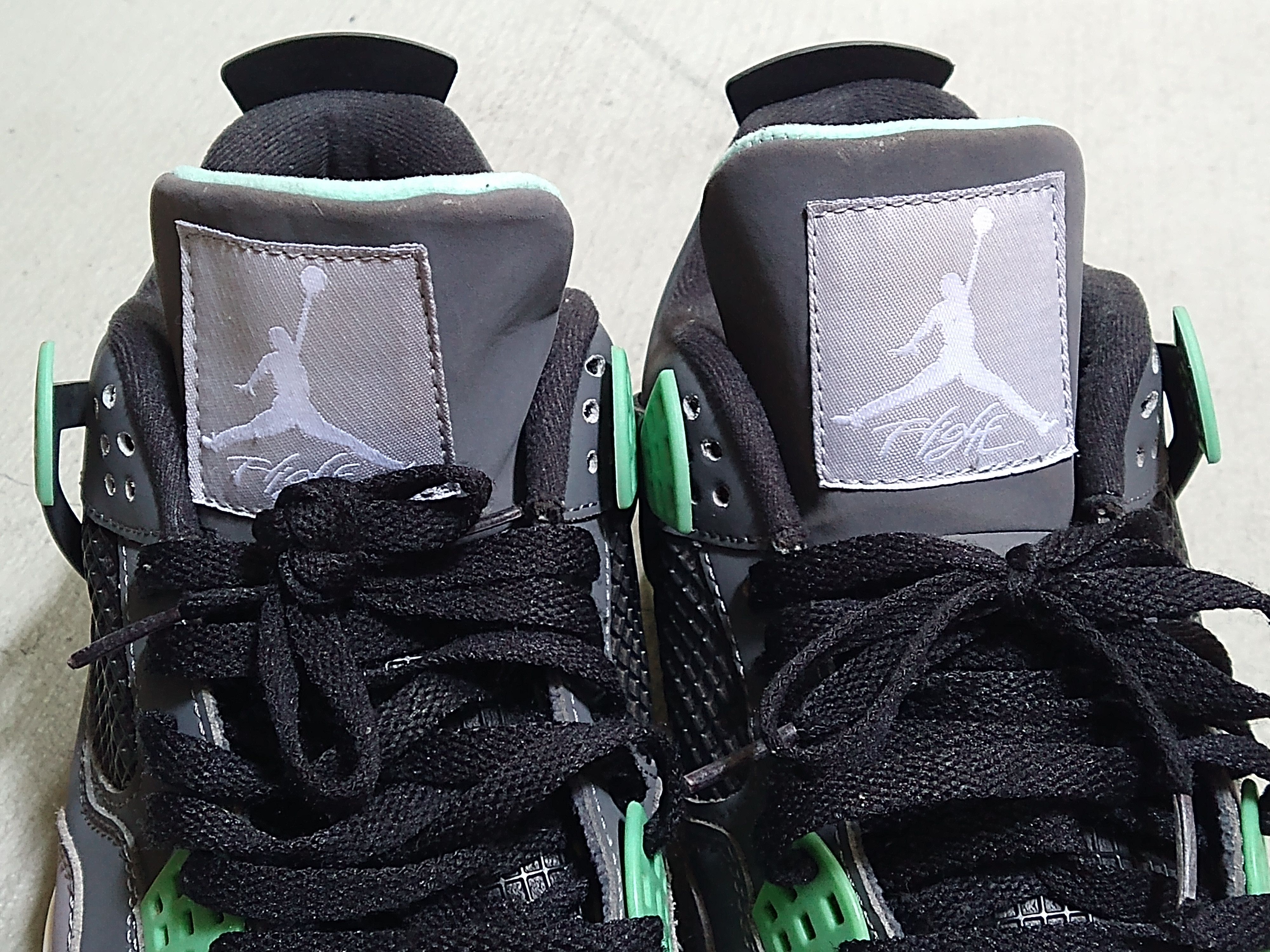 Jordan Brand Nike Air Jordan 4 Retro Glow Green Size 11 Gray 308497-033 Size US 11 / EU 44 - 10 Thumbnail