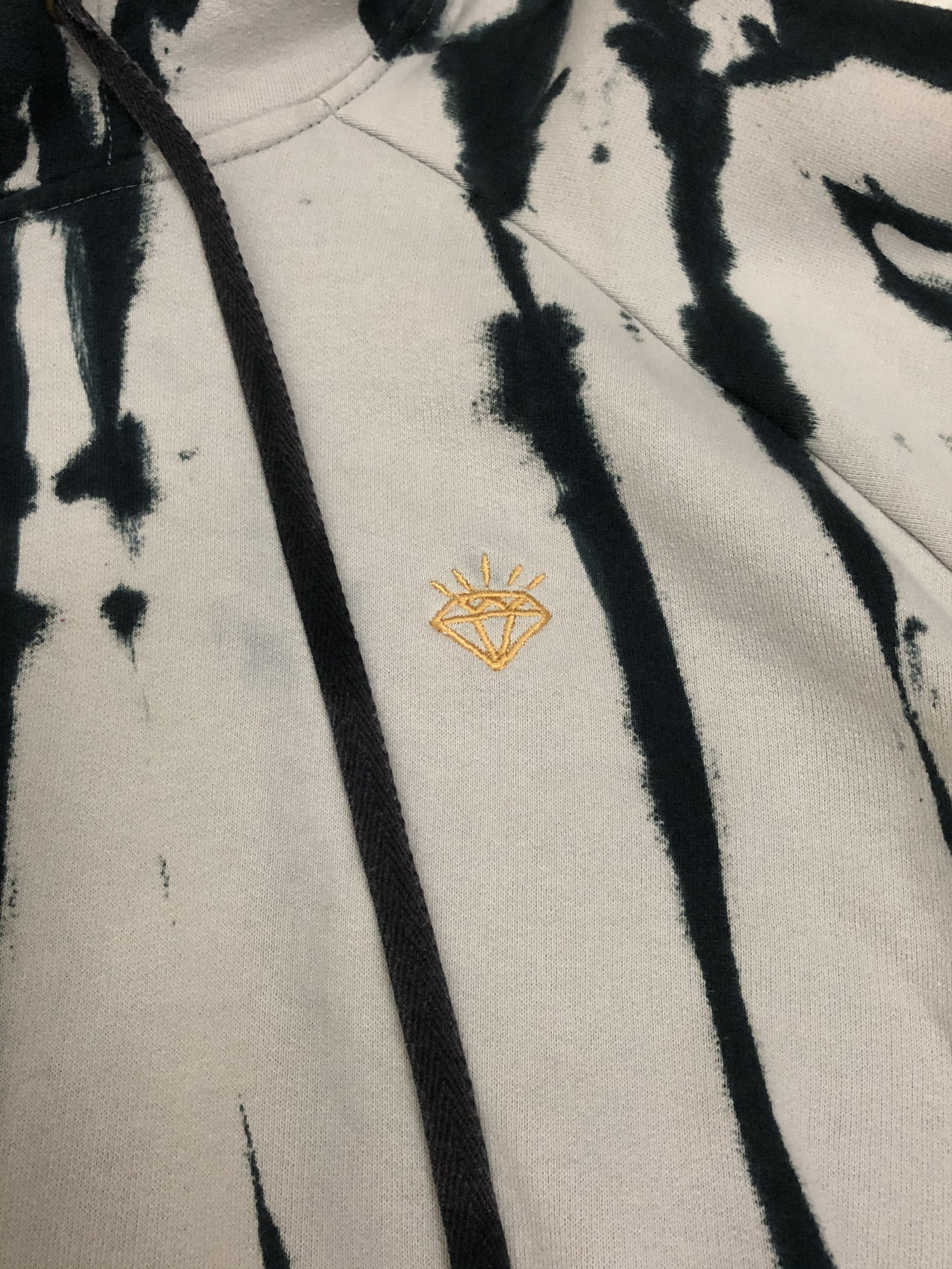 Diamond Supply Co. Rare Diamond X Destiny Acid Wash Hoodie Size US L / EU 52-54 / 3 - 2 Thumbnail