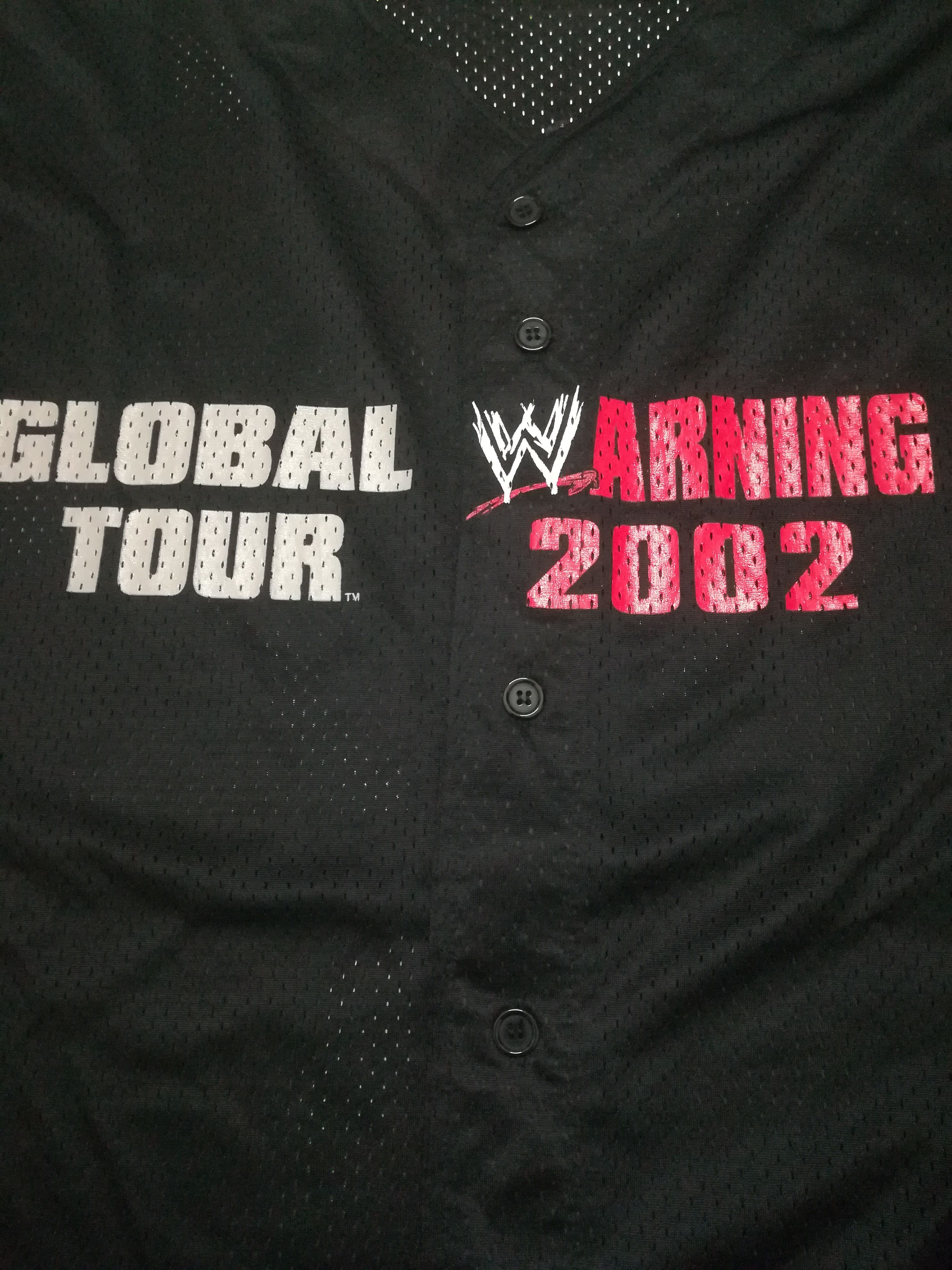 Vintage Rare WWE wrestling 2002 global warning Melbourne tour tee Size US XL / EU 56 / 4 - 3 Thumbnail
