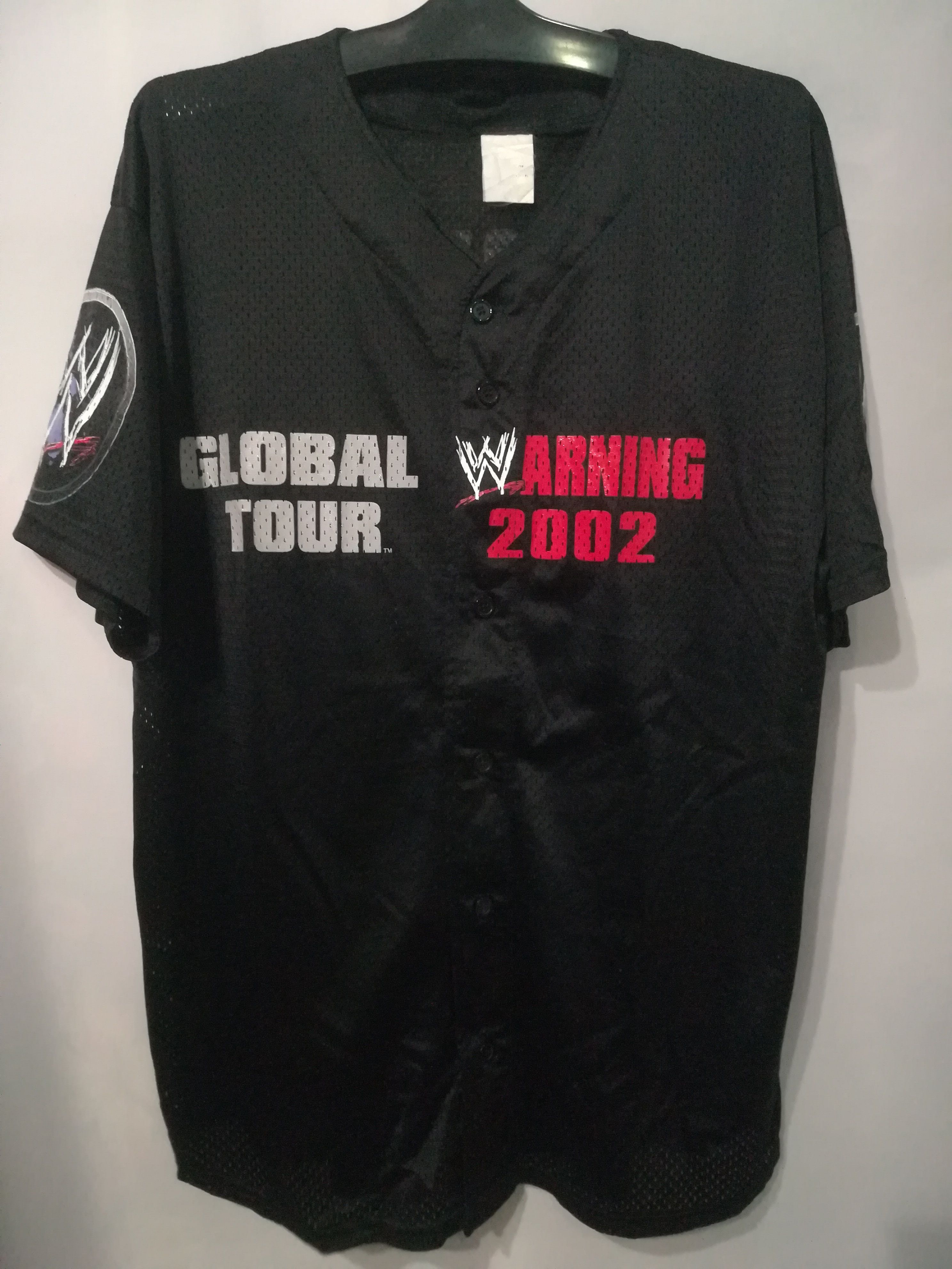 Vintage Rare WWE wrestling 2002 global warning Melbourne tour tee Size US XL / EU 56 / 4 - 1 Thumbnail