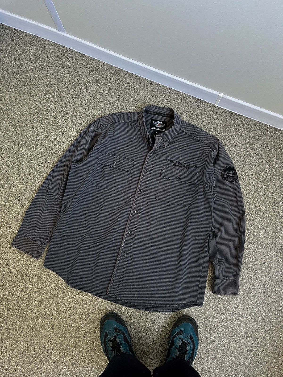 Harley Davidson × Vintage VINTAGE HARLEY DAVIDSON MOTOR CLOTHING MENS XL Size US XL / EU 56 / 4 - 1 Thumbnail